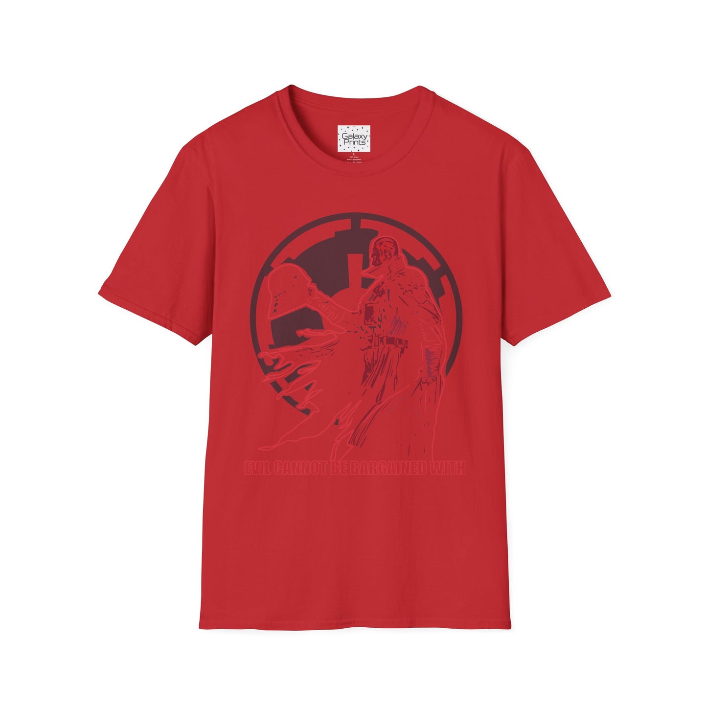 Star Wars Inspired Unisex T-Shirt - 'Vader's Evil Can Not Be Bargained With' Graphic Tee