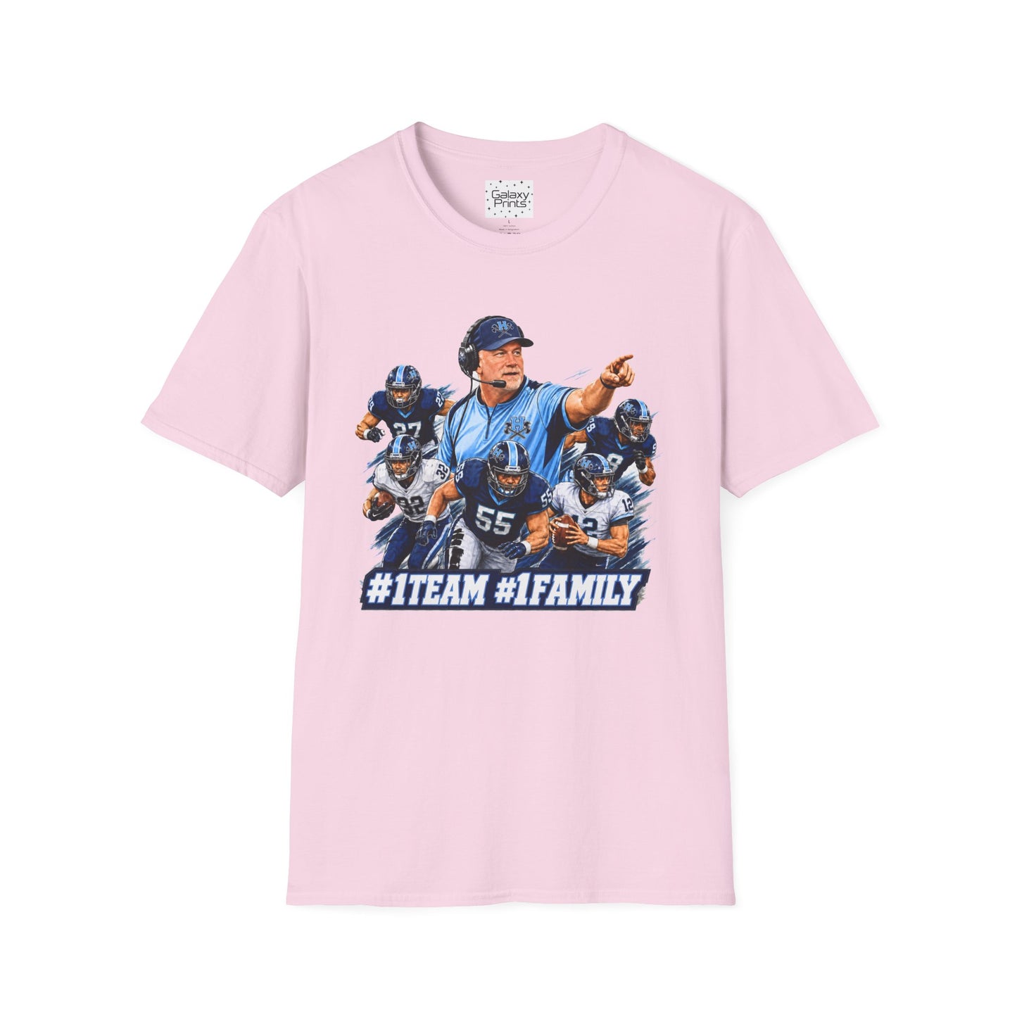 Hoggard Vikings Inspired - 1TEAM 1FAM - Viking Helmet - Unisex T-Shirt