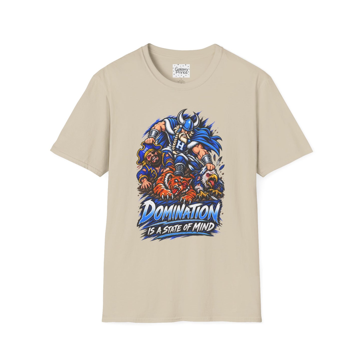 Unisex T-Shirt - Hoggard Vikings Inspired - 'Domination is a State of Mind' - over our rivals