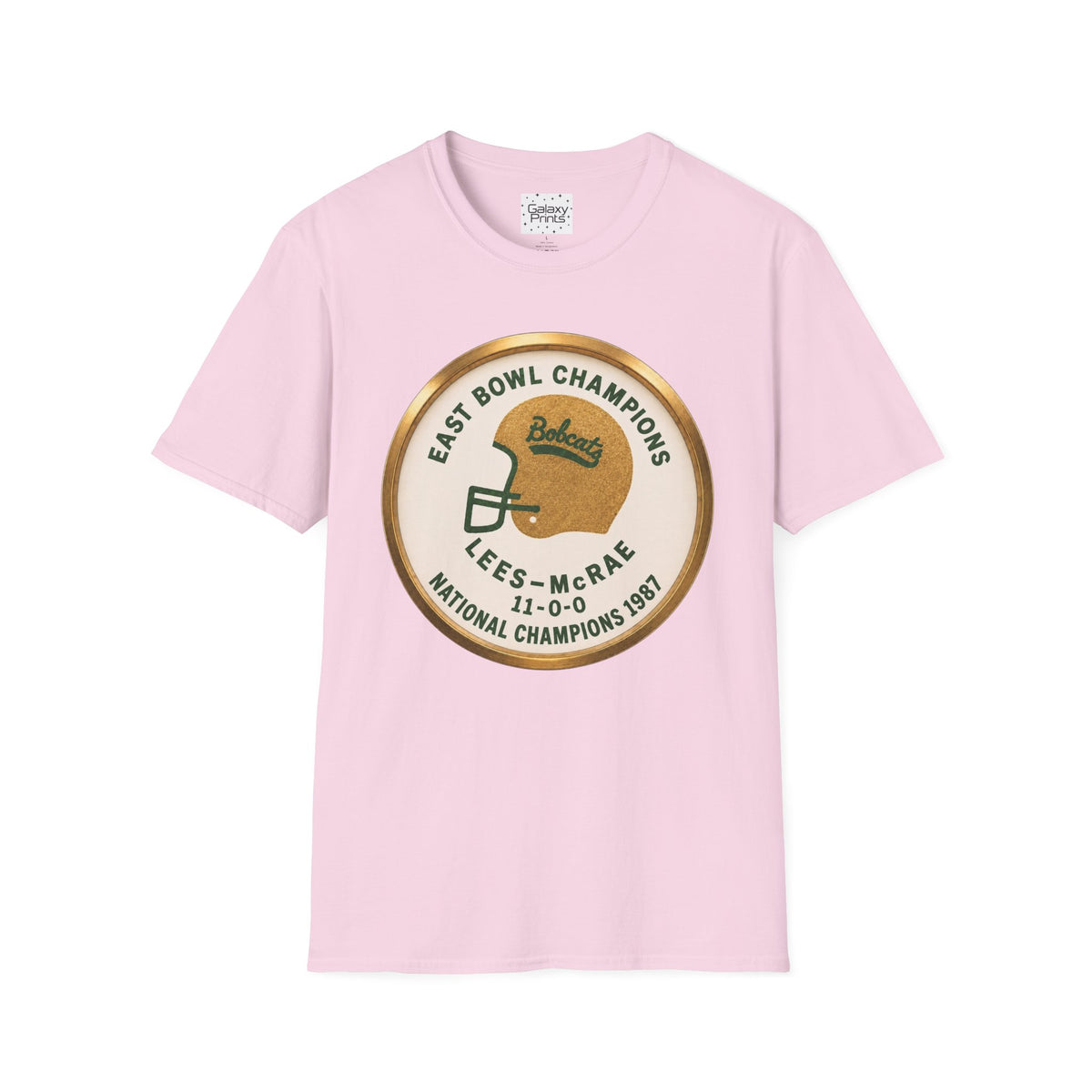 LMC Football Champions T‑Shirt — “East Bowl and National Champions” Vintage Helmet Design