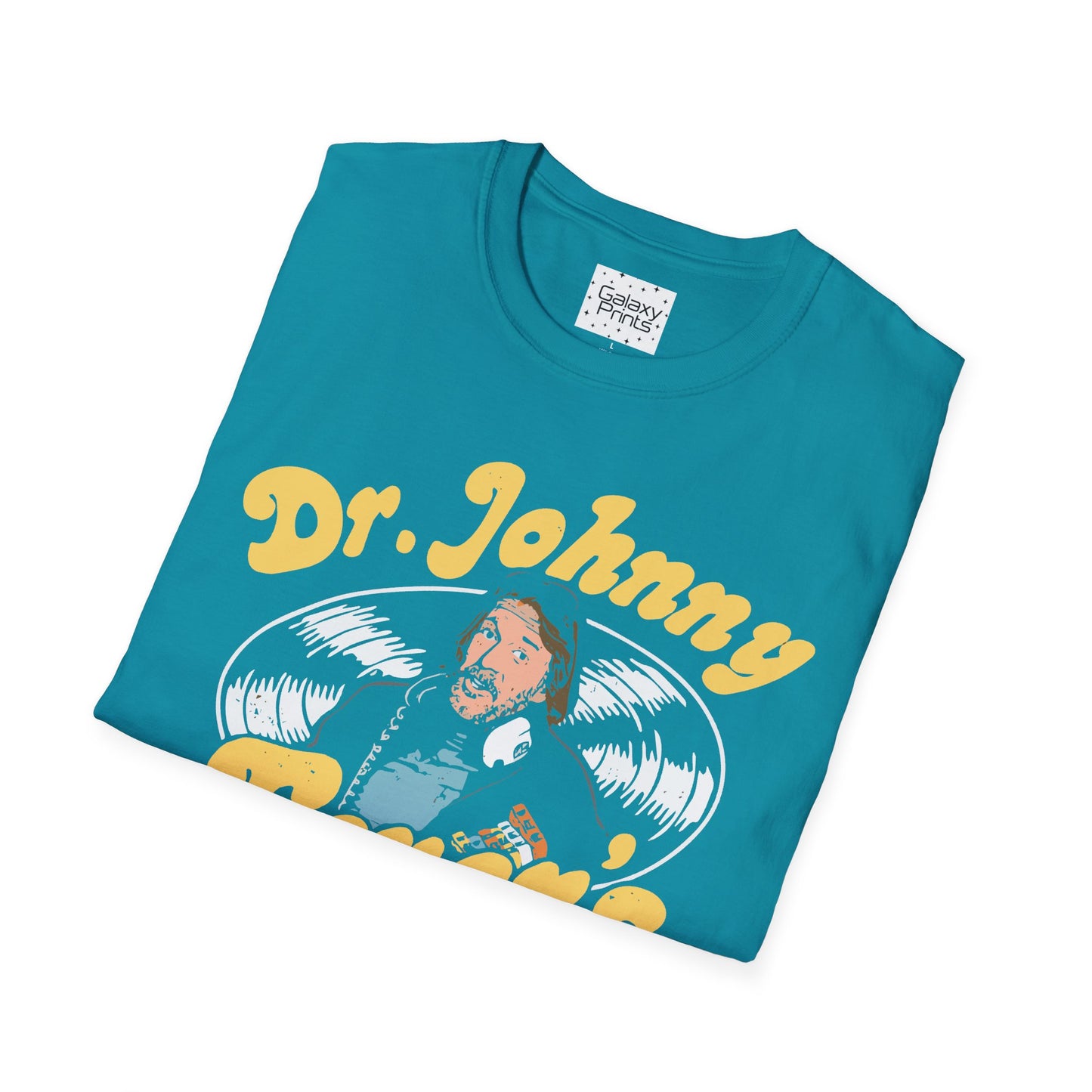 Unisex T-Shirt - POP Culture - 'From the HIT TV Show WKRP in Cincinnati - Dr. Johnny Fever's Record Shop'