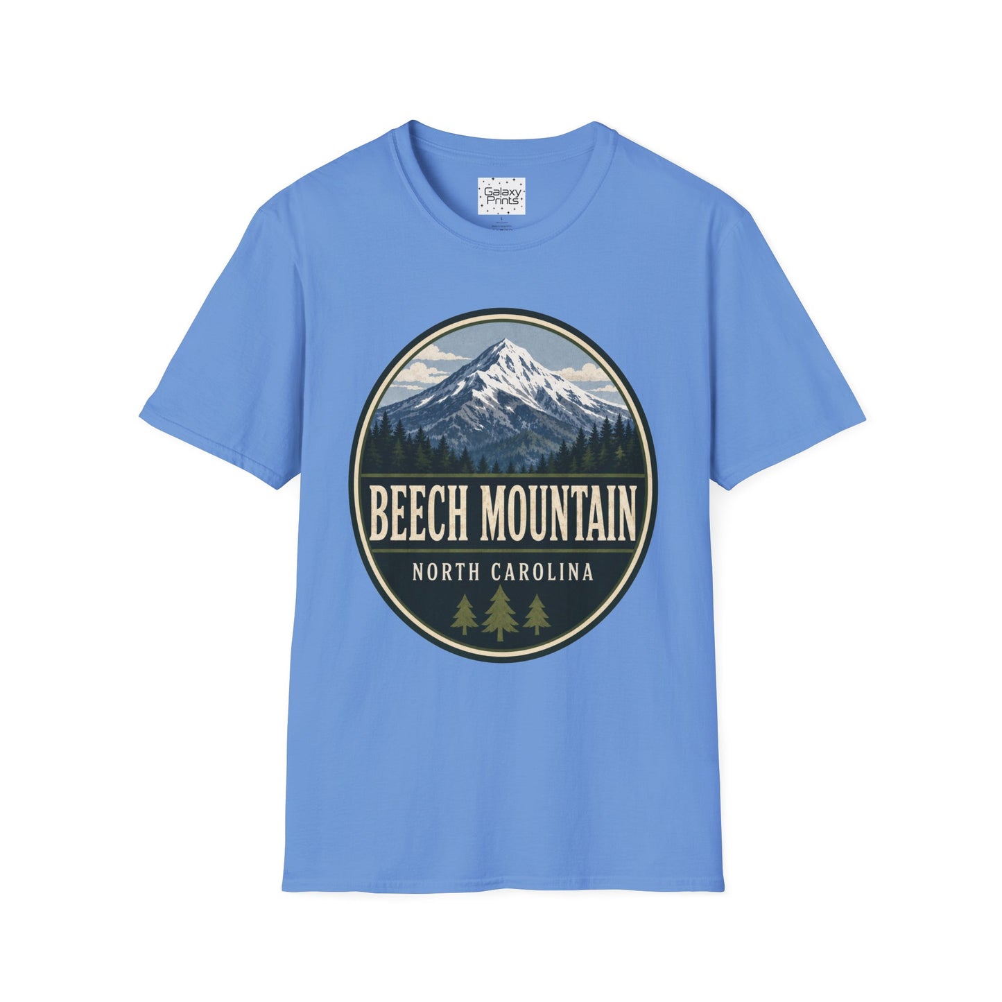 Mountain Graphic T-Shirt — “Beech Mountain, North Carolina” Vintage Outdoor Tee