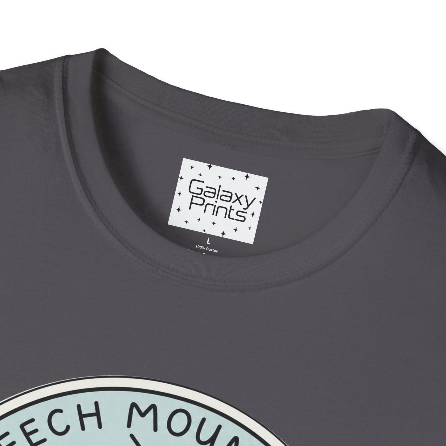 Beech Mountain NC Ski Lift Cartoon T-Shirt — Mountain Cabin & River Outdoor Cartoon Graphic Tee