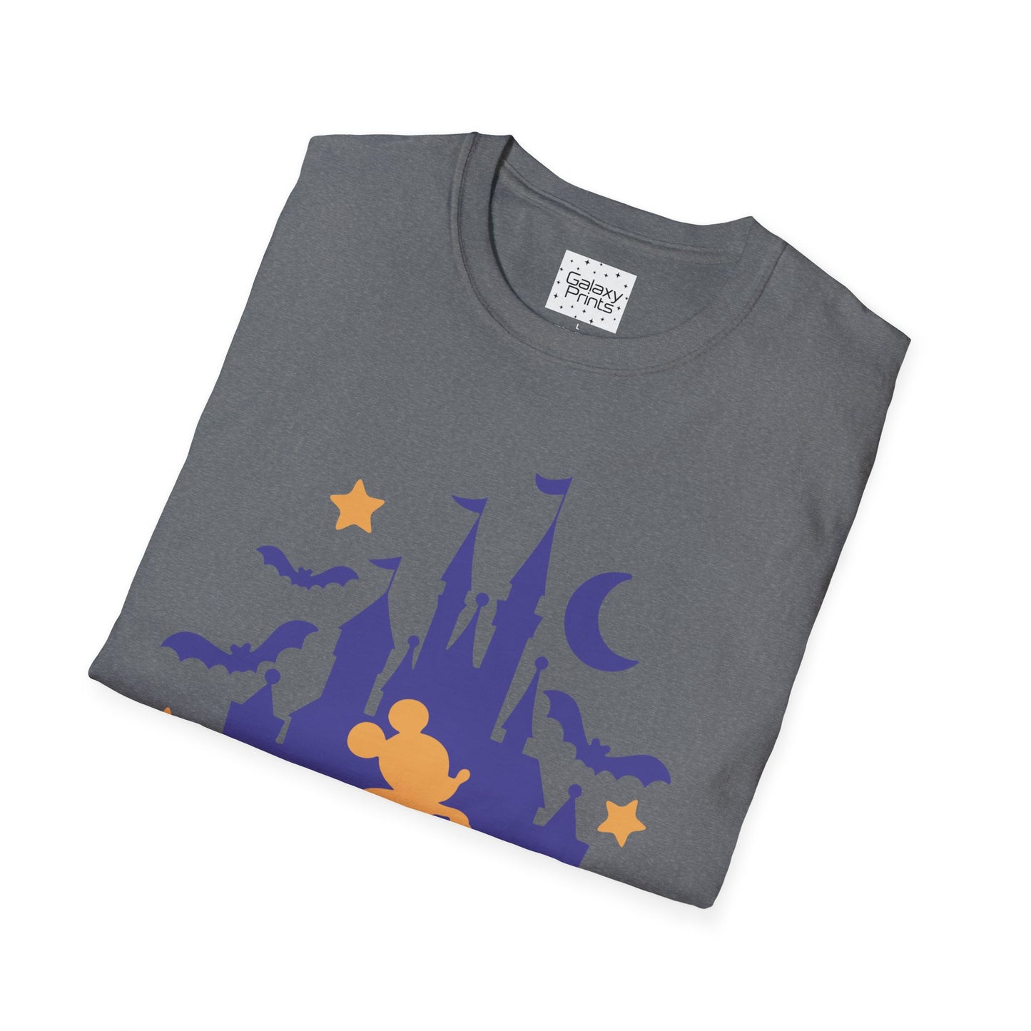 Unisex T-Shirt - DISNEY Inspired - 'Mickey gone trick or treating at the Castle in WDW'