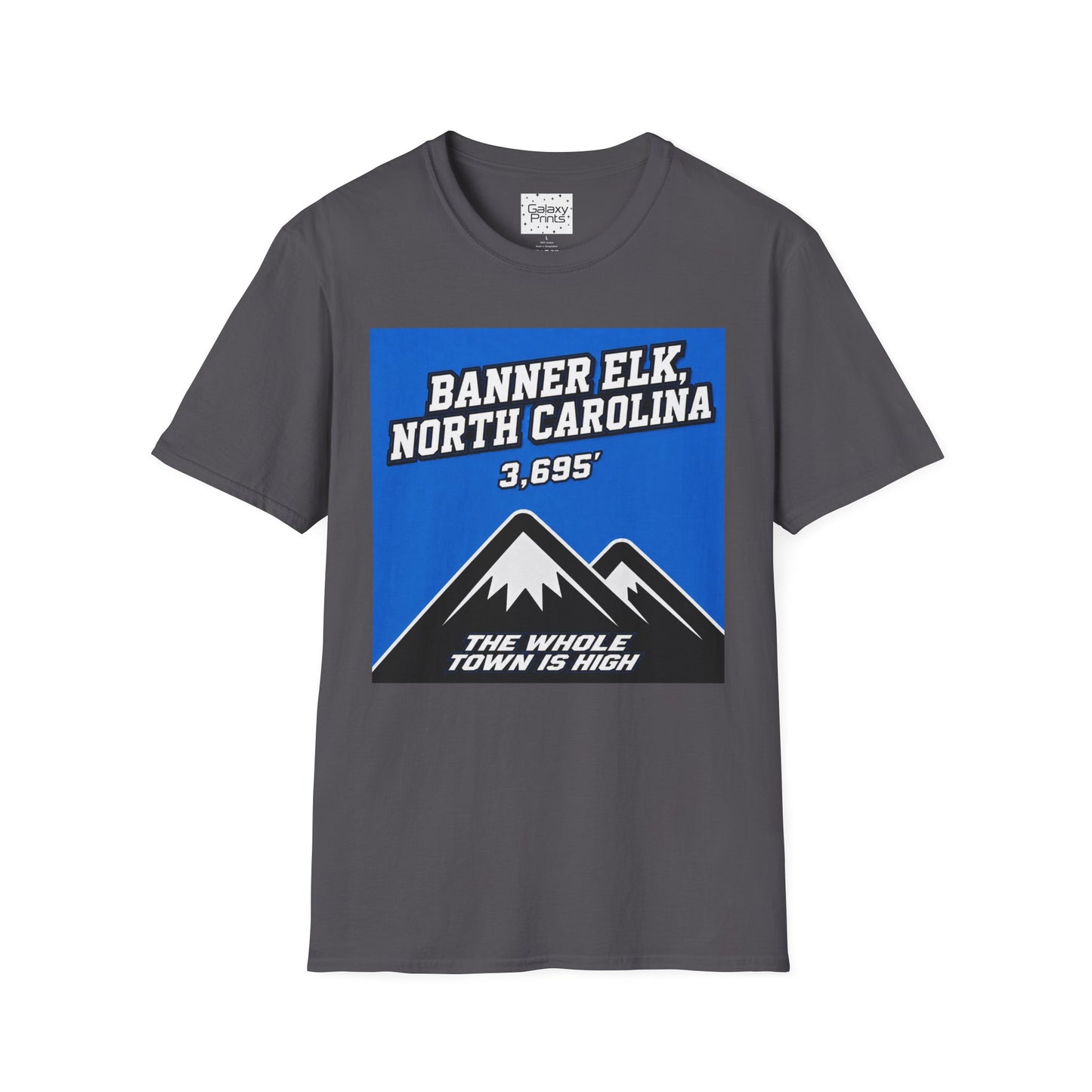 Banner Elk, NC - The whole town is High T-Shirt — 3,695' Mountain Souvenir Tee