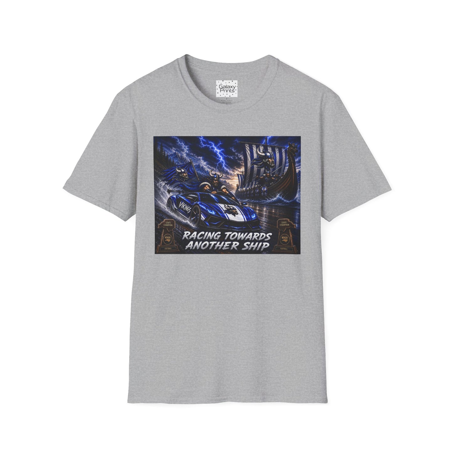 Copy of Unisex T-Shirt - Hoggard Vikings Inspired - Hoggard helmet and 'Domination is a State of Mind' - over our rivals