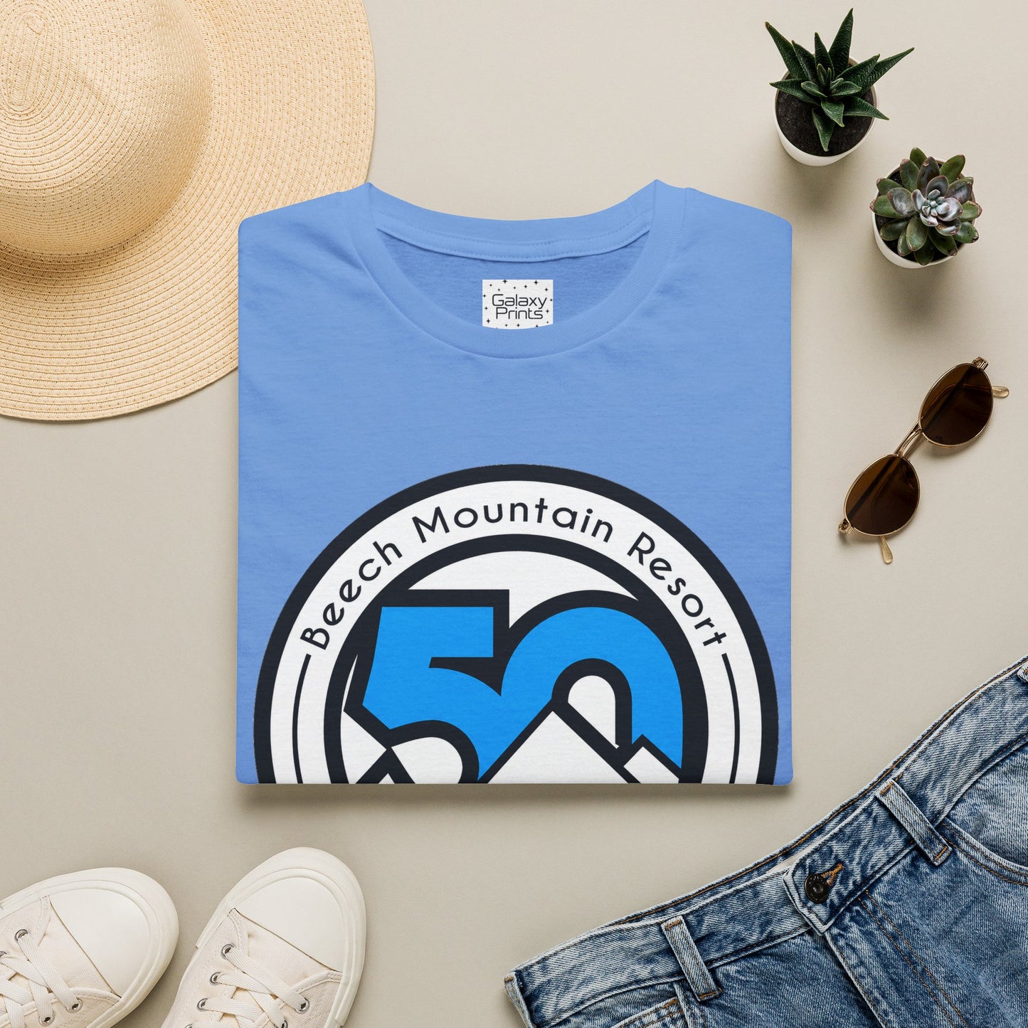 50 yr Resort Anniversary T-Shirt — Beech Mountain Resort 50 "Years on Top"