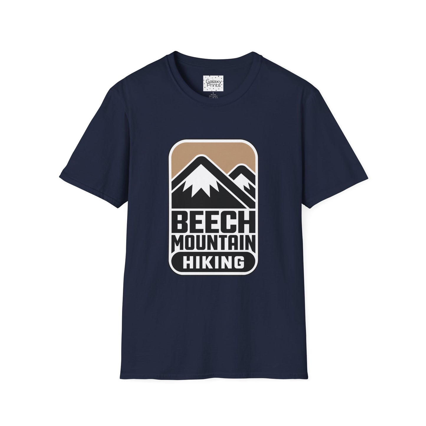 Beech Mountain NC Hiking T‑Shirt — Retro Mountain Badge Tee