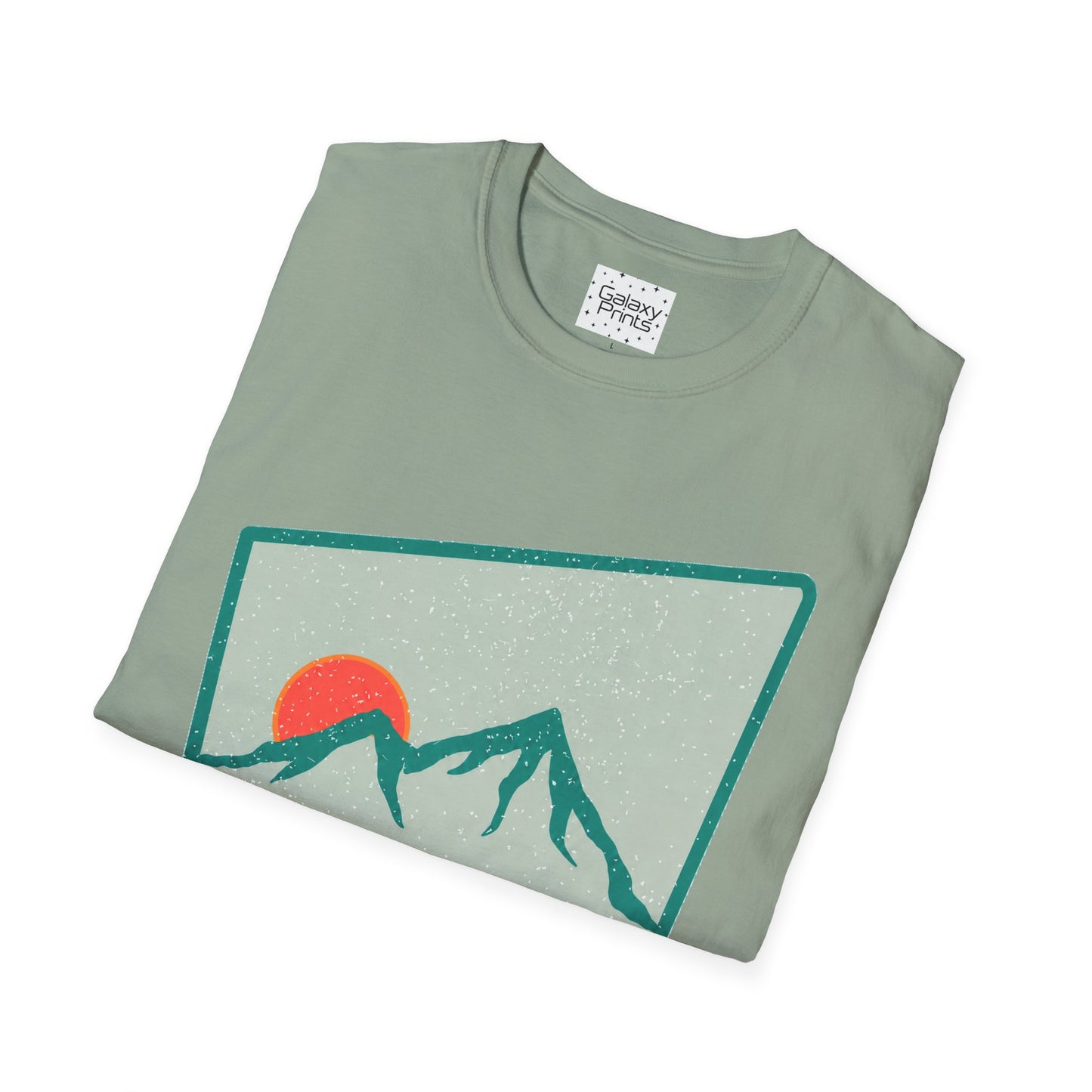 Beech Mountain NC Let it Snow T-Shirt — Retro Mountain Sunrise Snow Tee