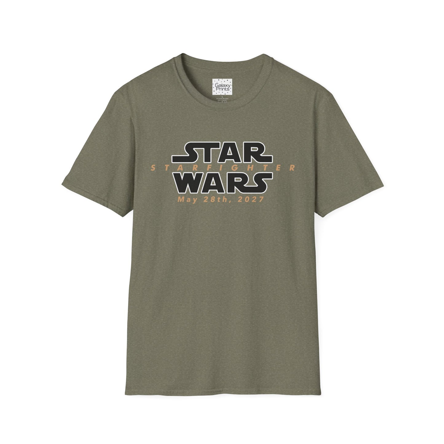 Inspired by Star Wars Starfighter Unisex T-Shirt - Movie Coming Out May 28th, 2027 (w/ movie release date)