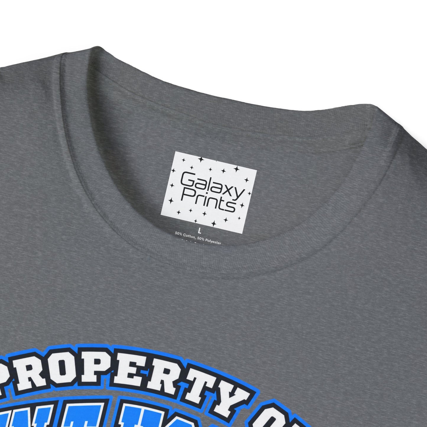 Property of JTH Vikings T‑Shirt 6XL — Viking in Power Circle back - Hoggard School Spirit Tee