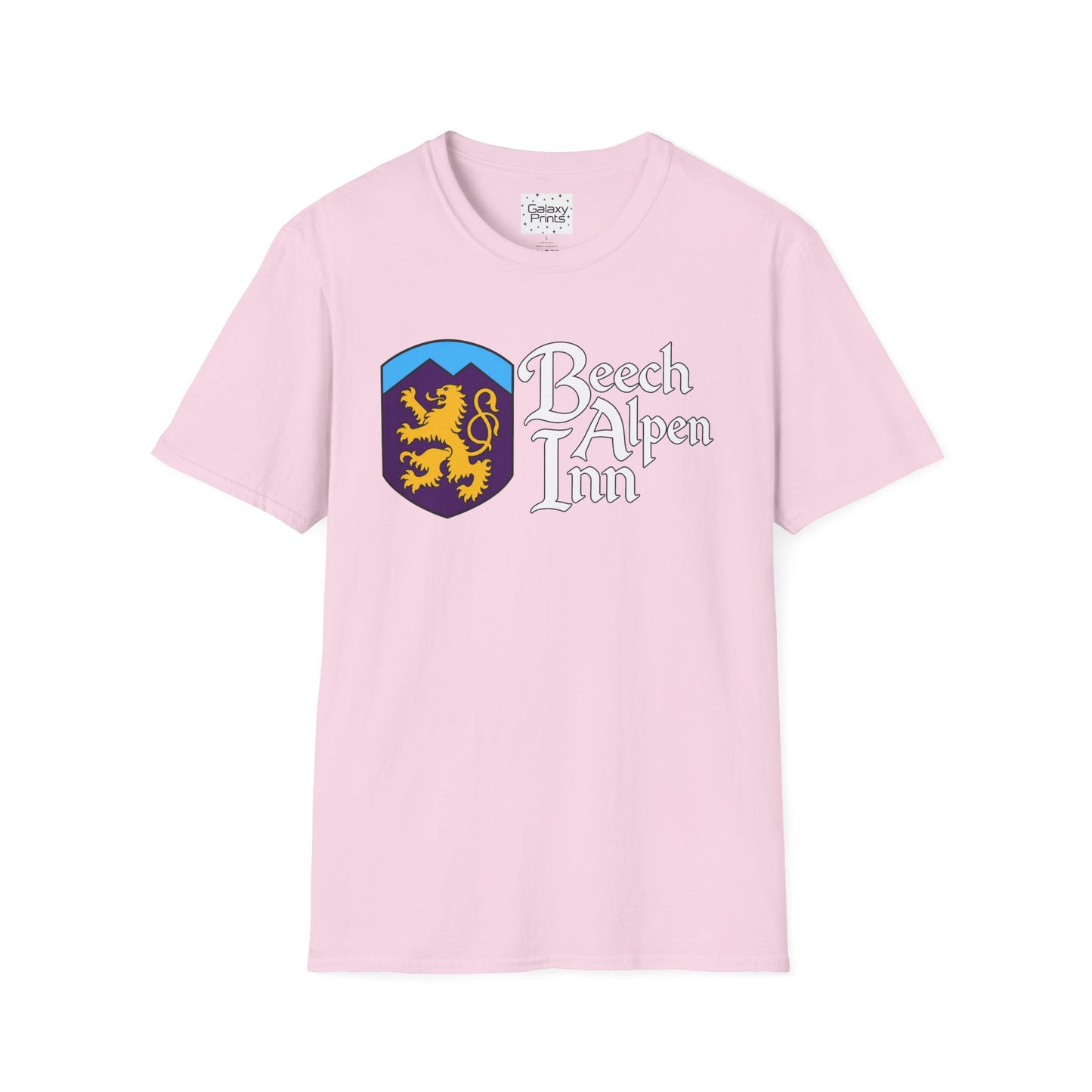 Beech Alpen Inn Crest Tee - (vintage heraldic logo) T-Shirt - Beech Mtn, NC