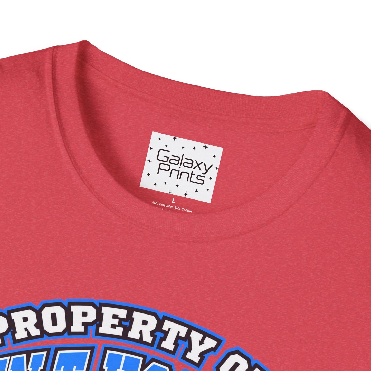 Property of JTH Vikings T‑Shirt 6XL — Viking in Power Circle back - Hoggard School Spirit Tee
