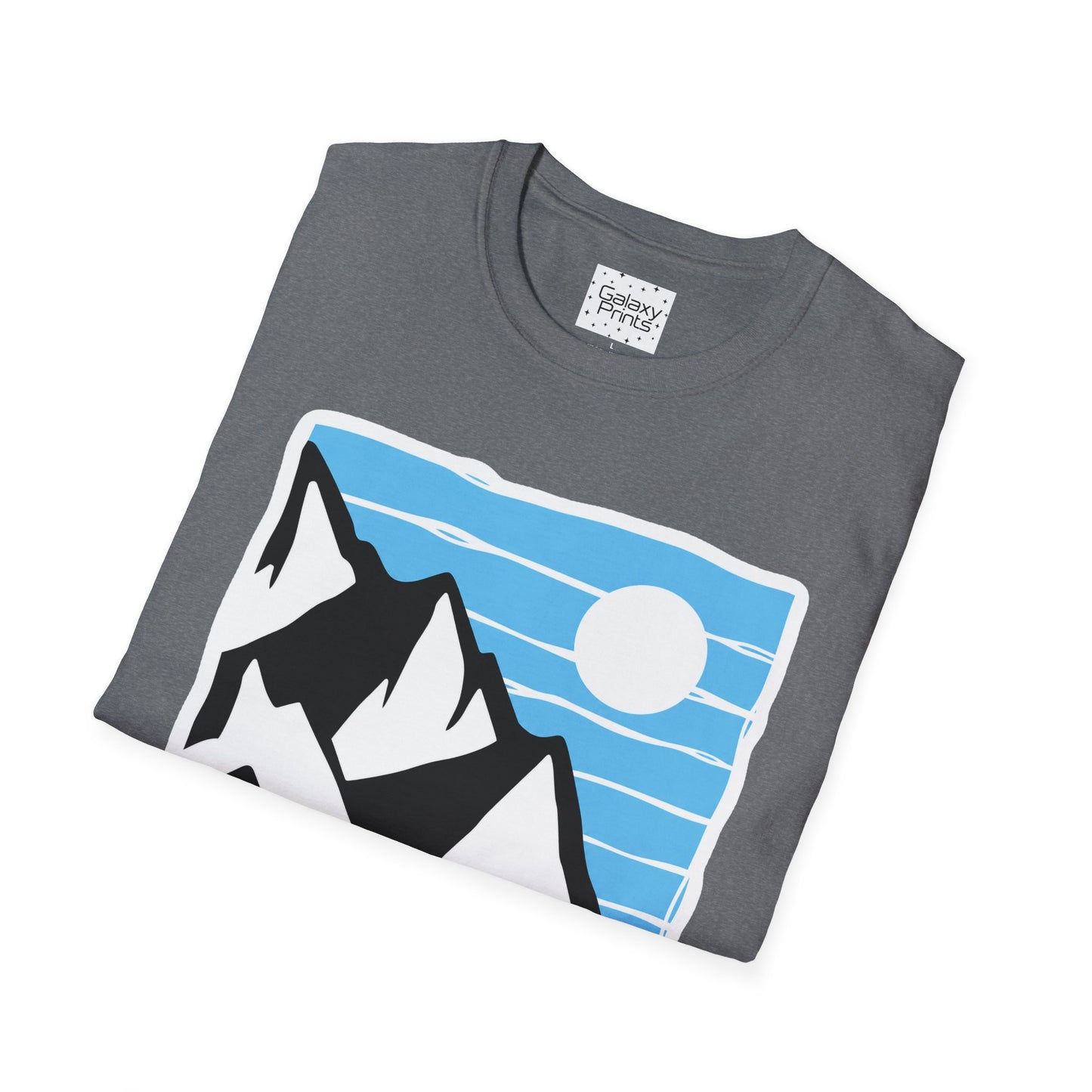 Beach Mountain North Carolina T-Shirt — Retro Mountain Range Sun Graphic Tee