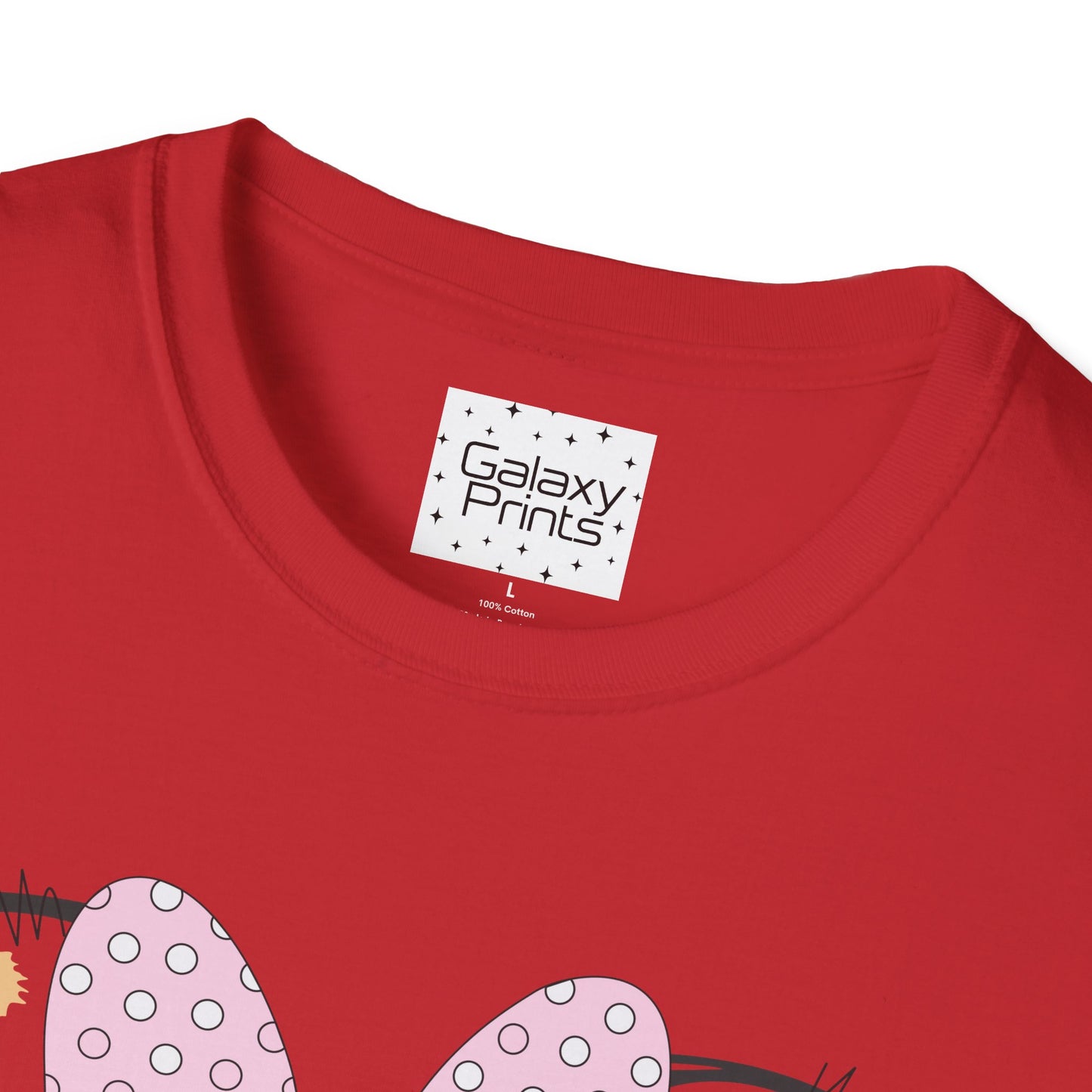 Unisex T-Shirt - DISNEY Inspired - 'Minnie Bow with Pink Castle'