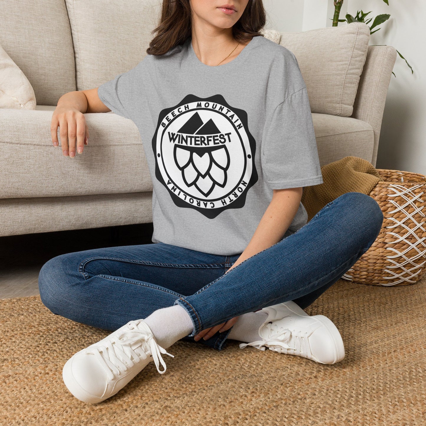 Winterfest Beech Mountain, NC  Logo T-Shirt — Beech Mountain Ski Festival Tee