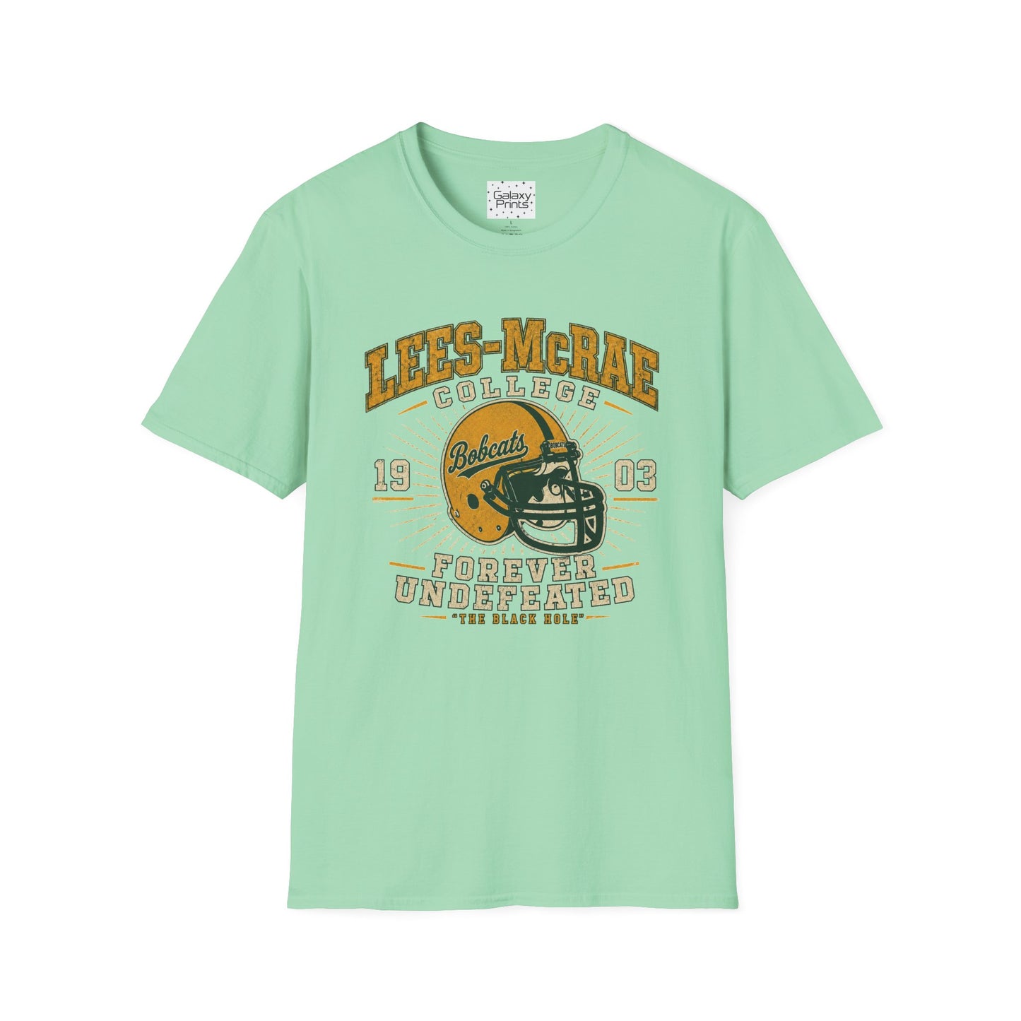 Lees-McRae College Bobcats Vintage Football T-Shirt — Forever Undefeated - The Black Hole