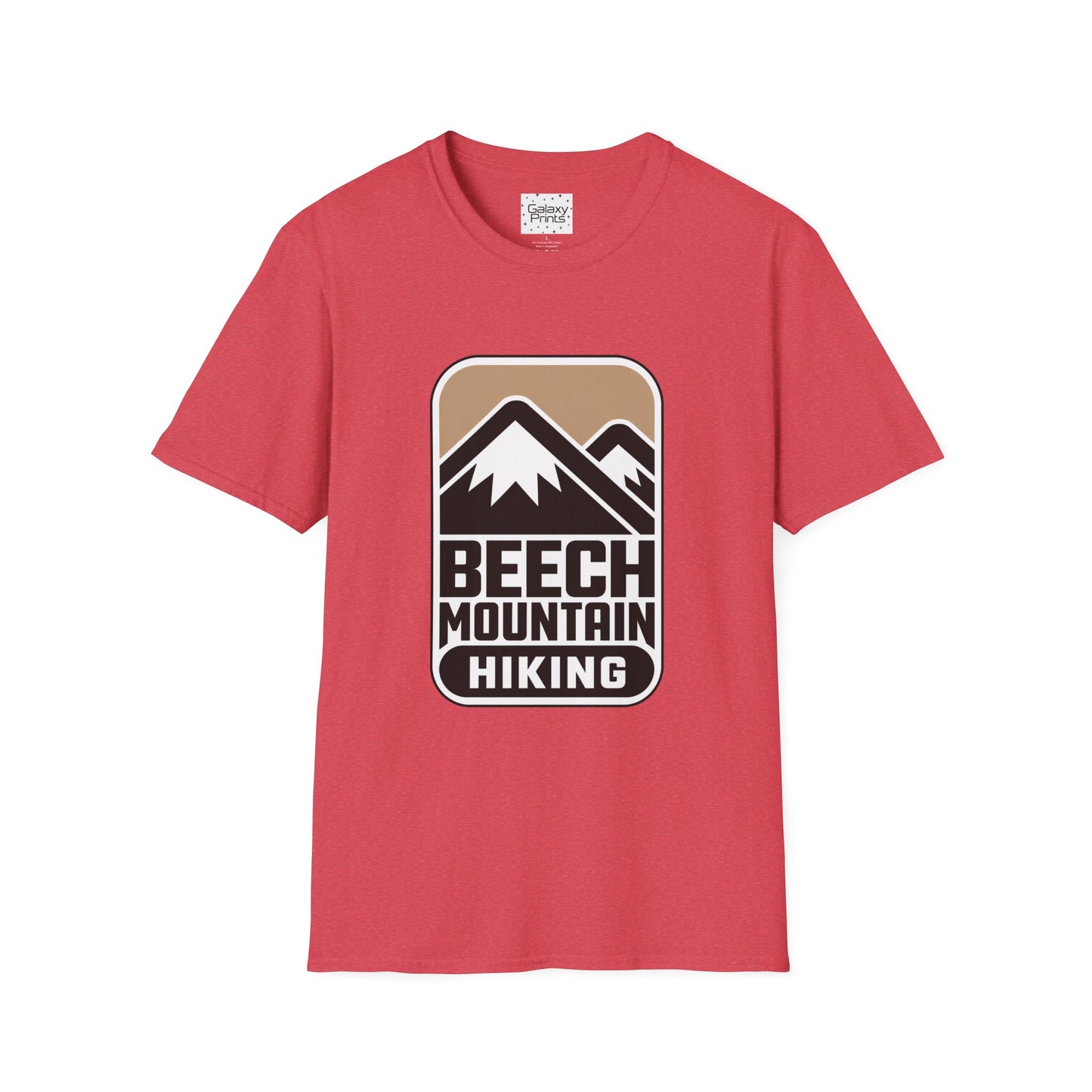 Beech Mountain NC Hiking T‑Shirt — Retro Mountain Badge Tee