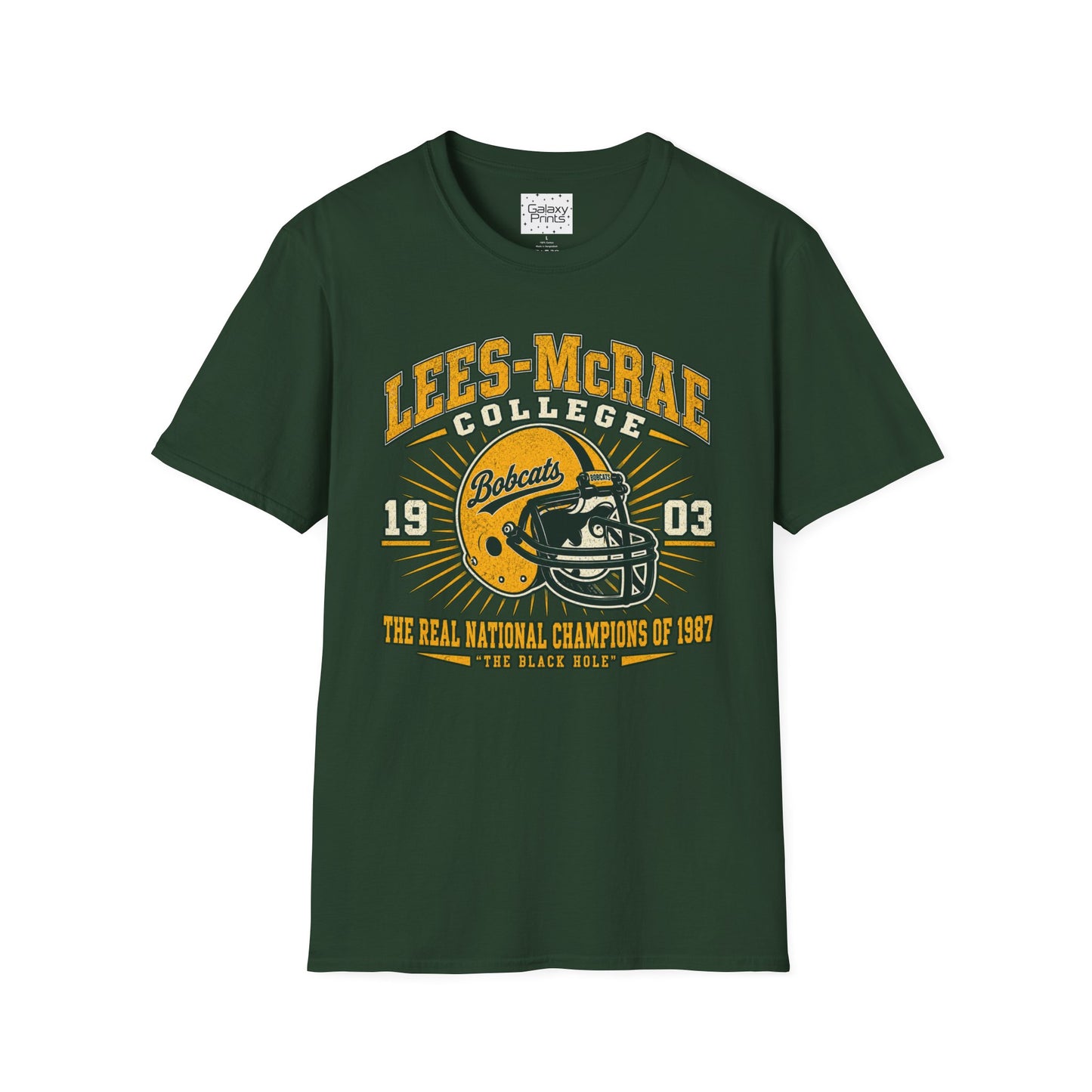 Lees-McRae College Bobcats Vintage Football T-Shirt — Retro 1903 Design