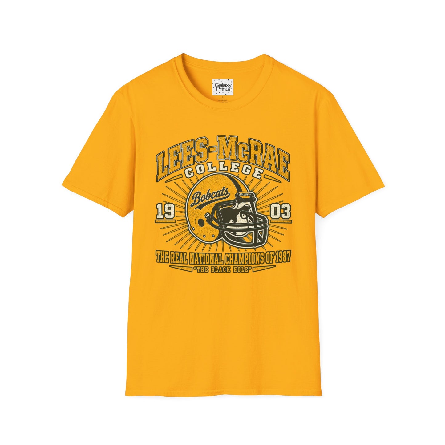 Lees-McRae College Bobcats Vintage Football T-Shirt — Retro 1903 Design