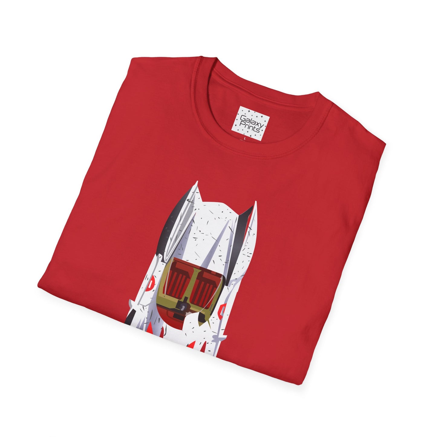Unisex T-Shirt - POP Culture - 'The MACH 5 Sky view from the Cartoon SPEED RACER - Go Speed Racer, Go Speed Racer, Go Speed Racer, Goooo'