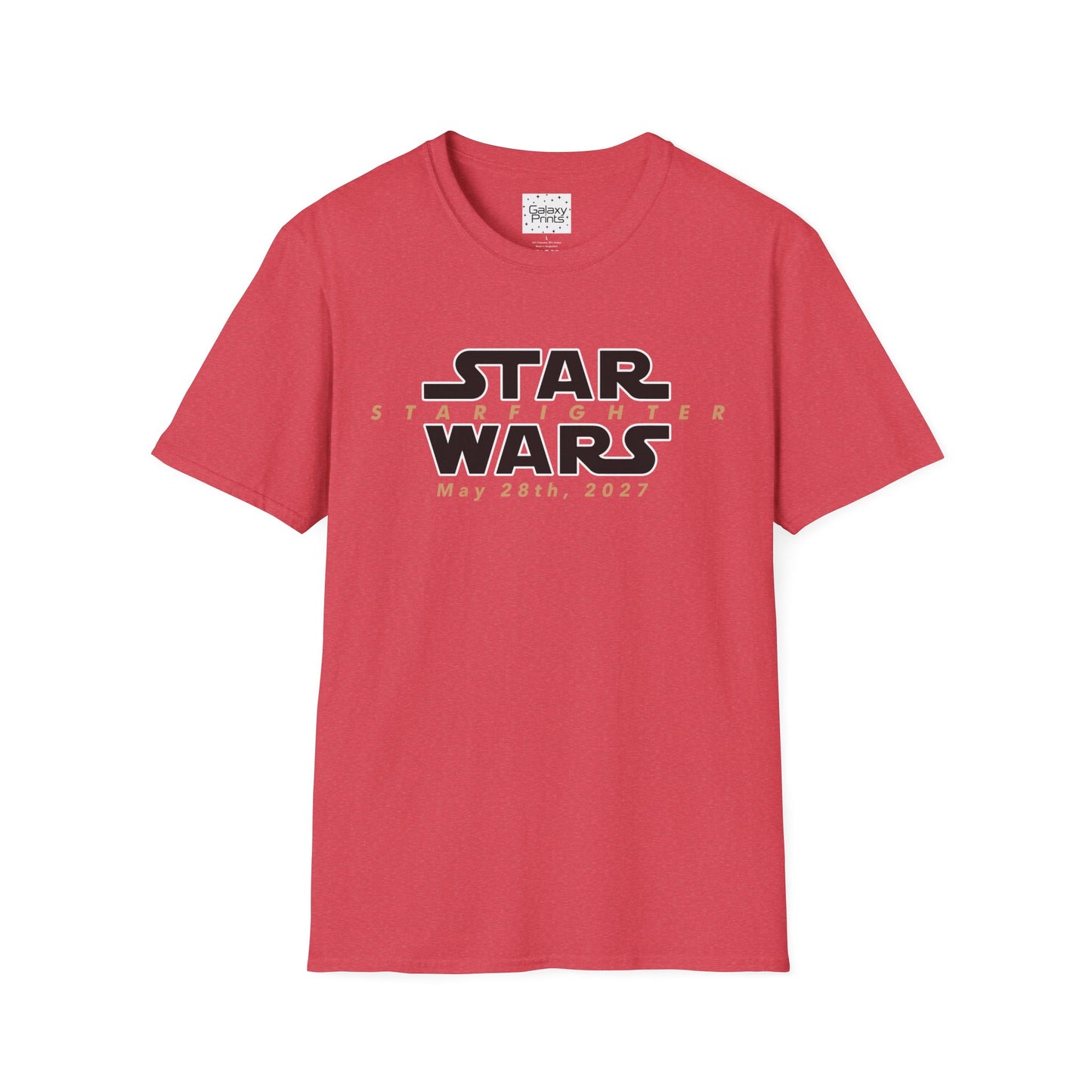 Inspired by Star Wars Starfighter Unisex T-Shirt - Movie Coming Out May 28th, 2027 (w/ movie release date)