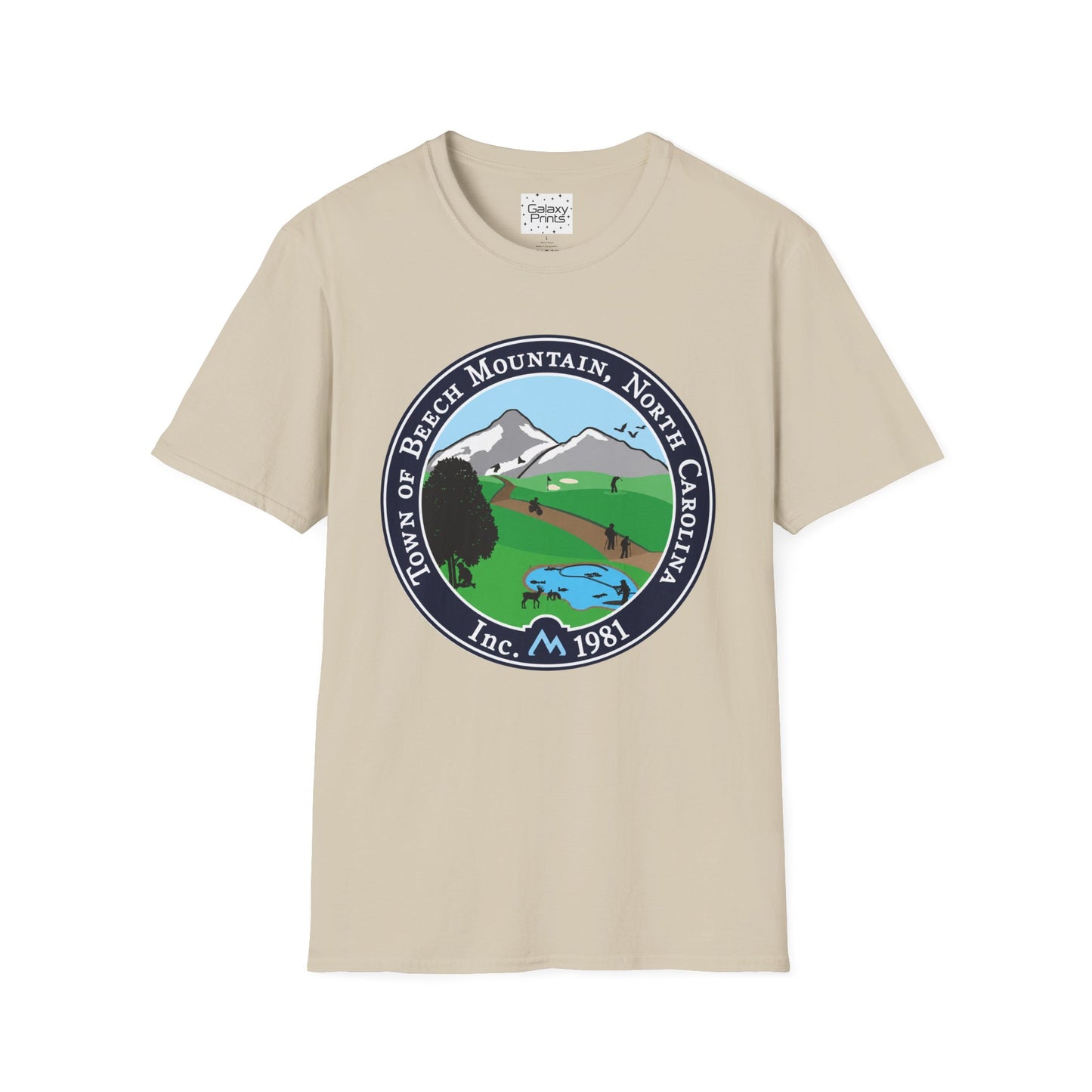 The Town of Beech Mountain, North Carolina Seal T-Shirt — Scenic Mountain Town Tee