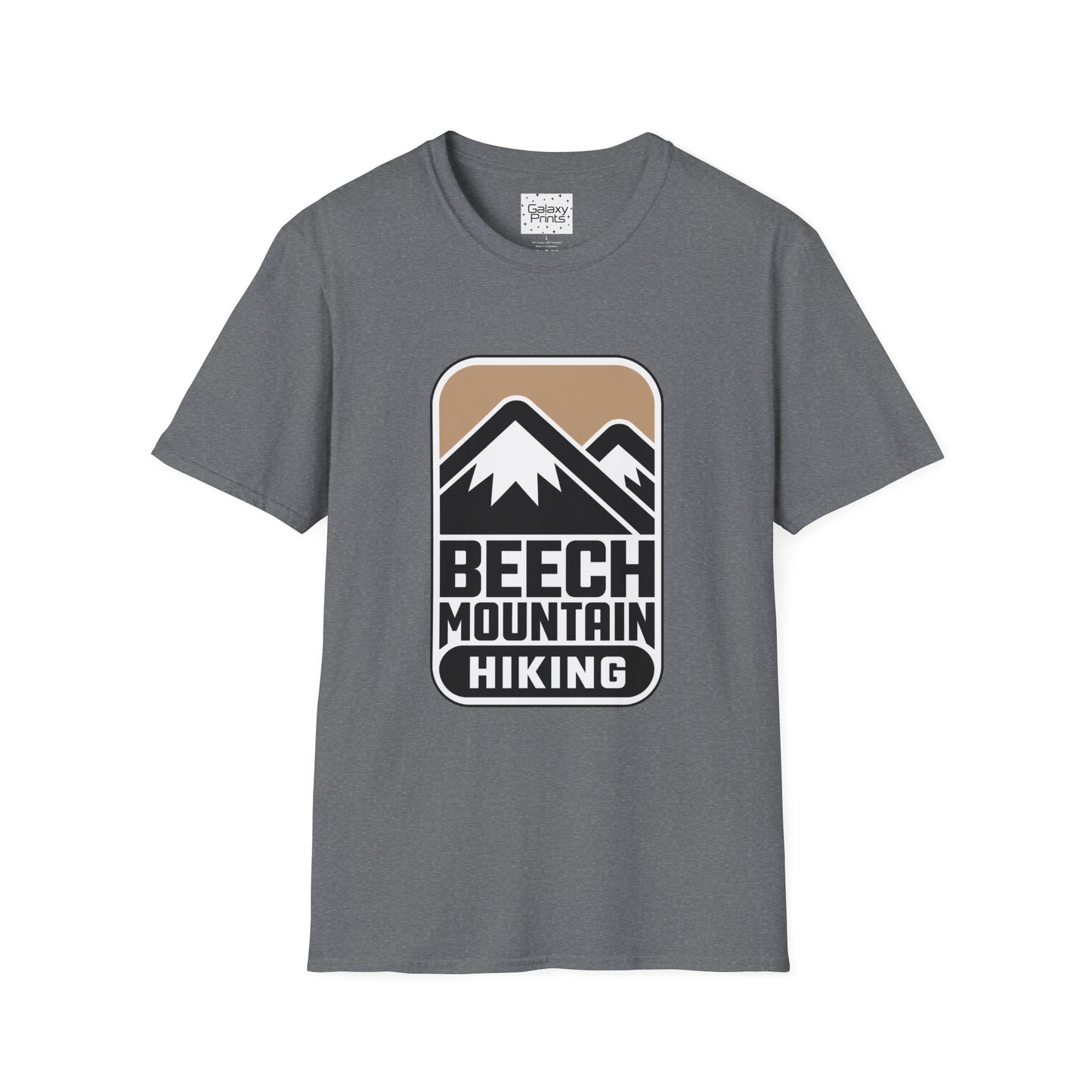 Beech Mountain NC Hiking T‑Shirt — Retro Mountain Badge Tee