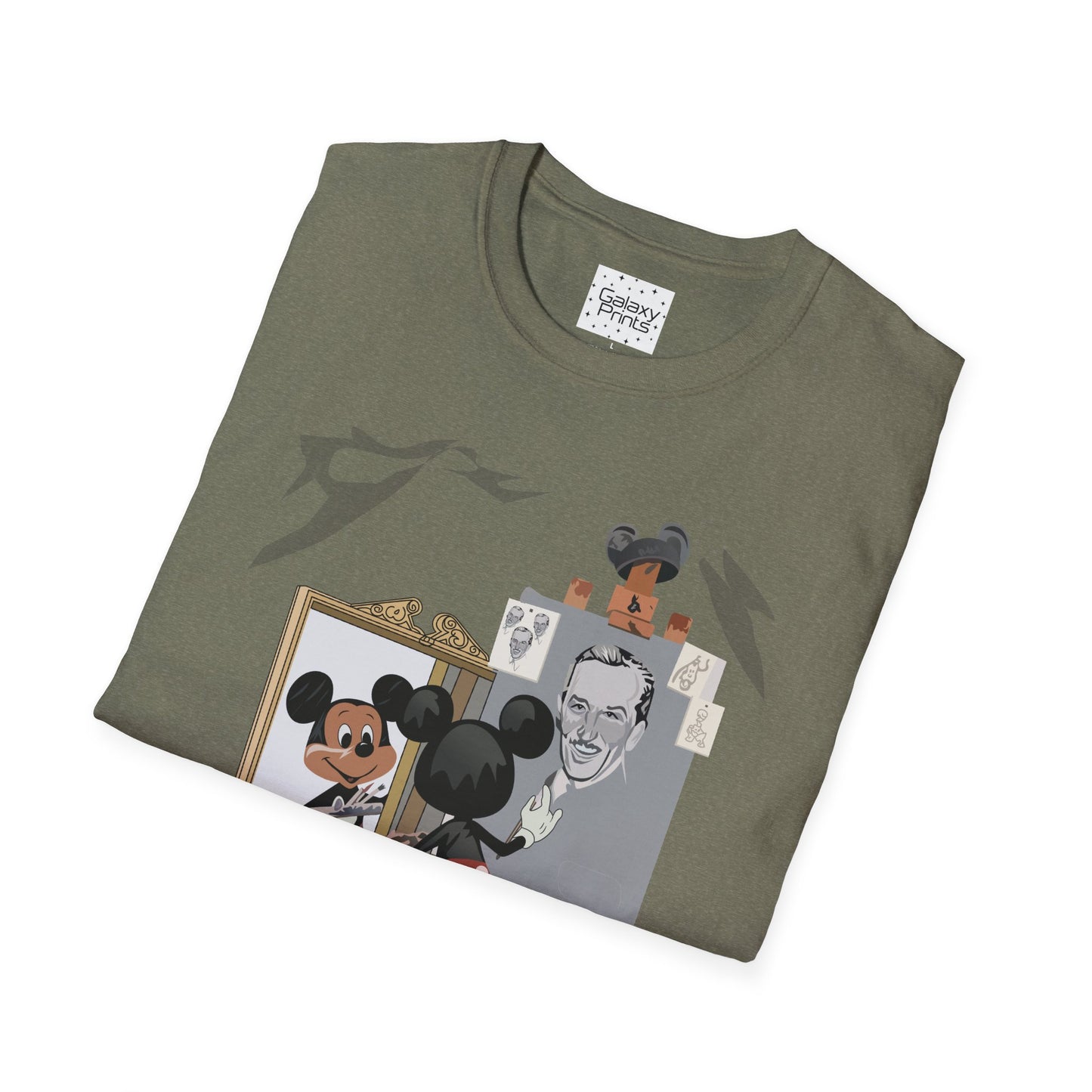 Unisex T-Shirt - DISNEY Inspired - 'Mickey Painting Walt'