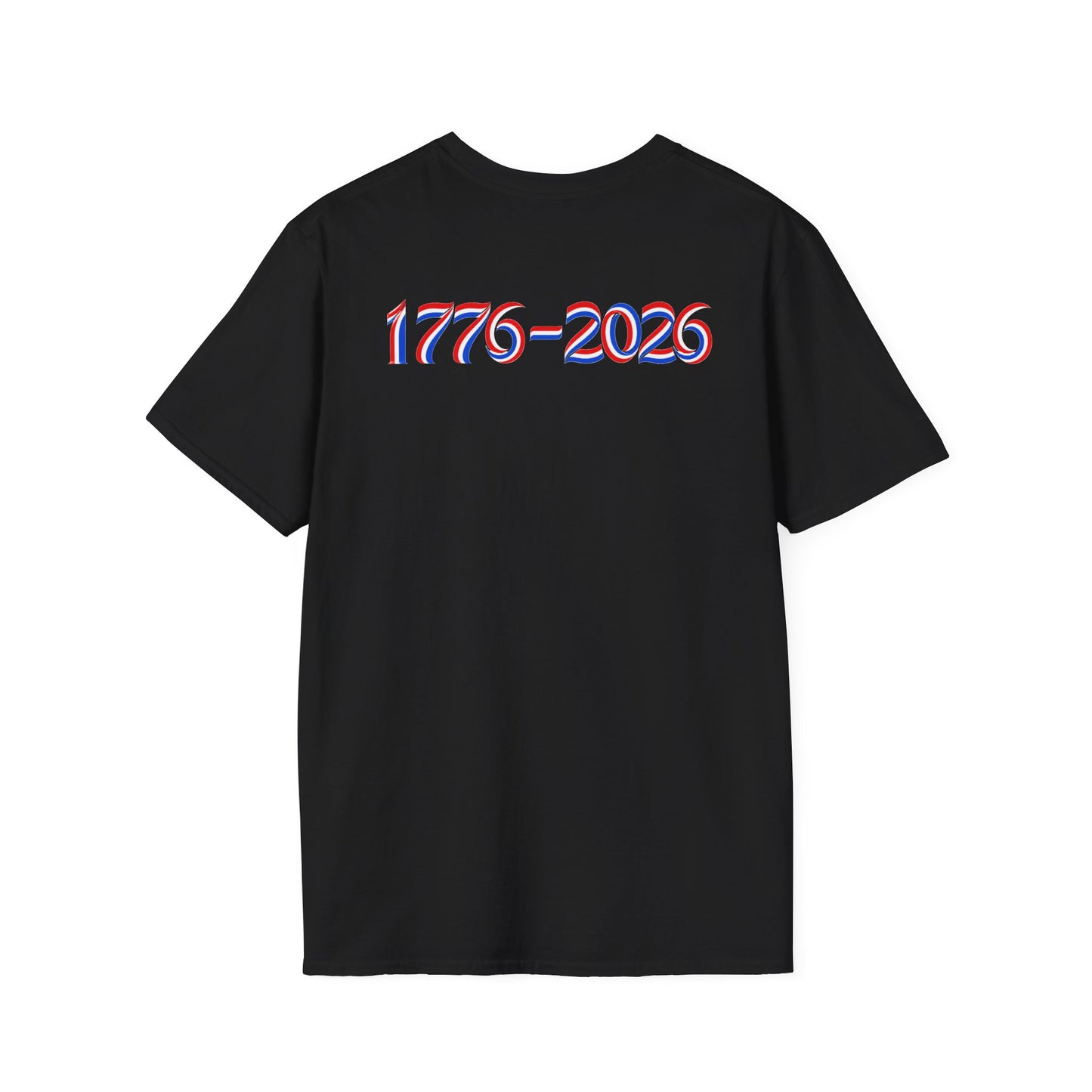 America 250 Celebration T-Shirt — Patriotic Red White Blue Anniversary Tee with 1776 - 2026 on back - Current Culture