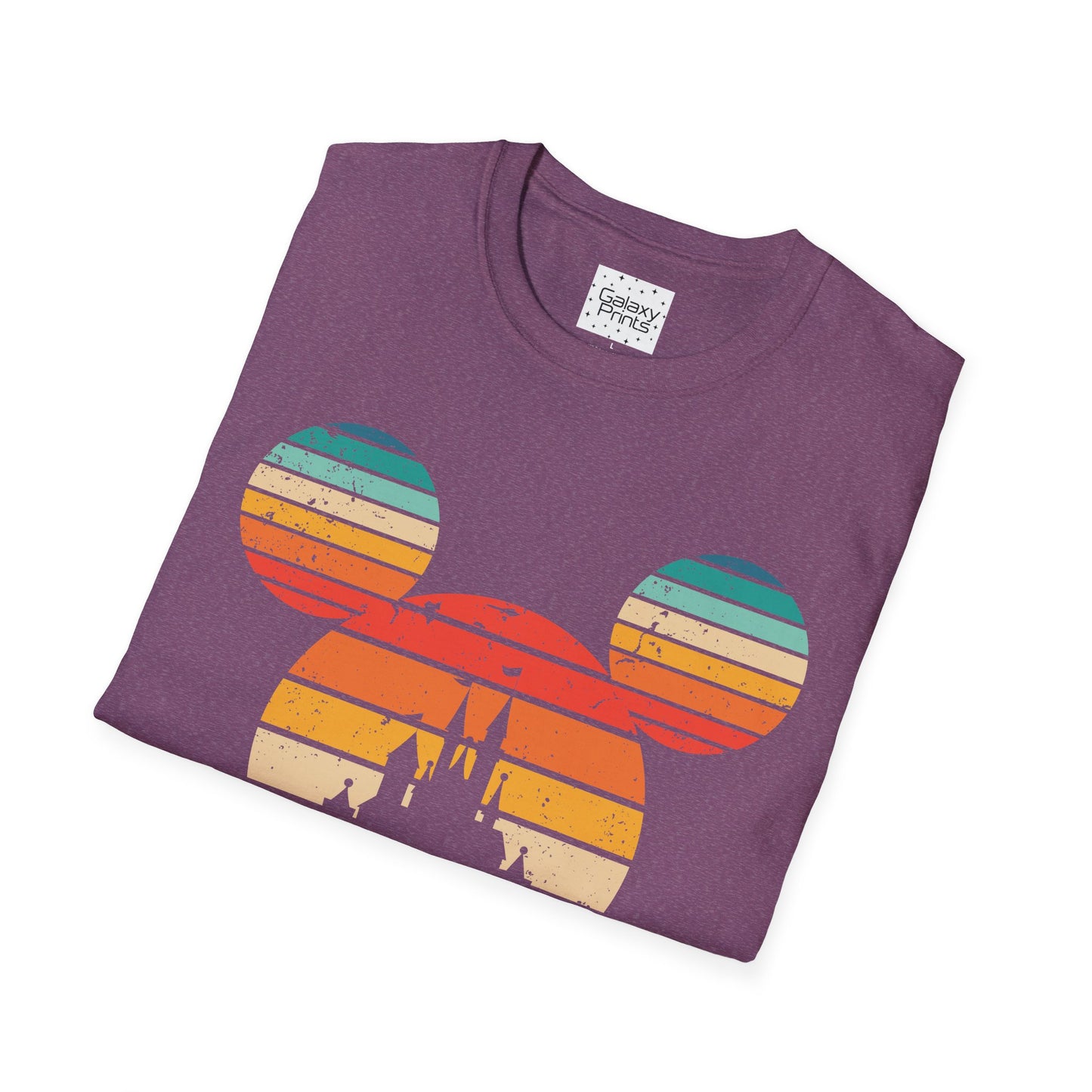 Unisex T-Shirt - DISNEY Inspired - 'Mickey Ears with Pastel Colors Distressed'