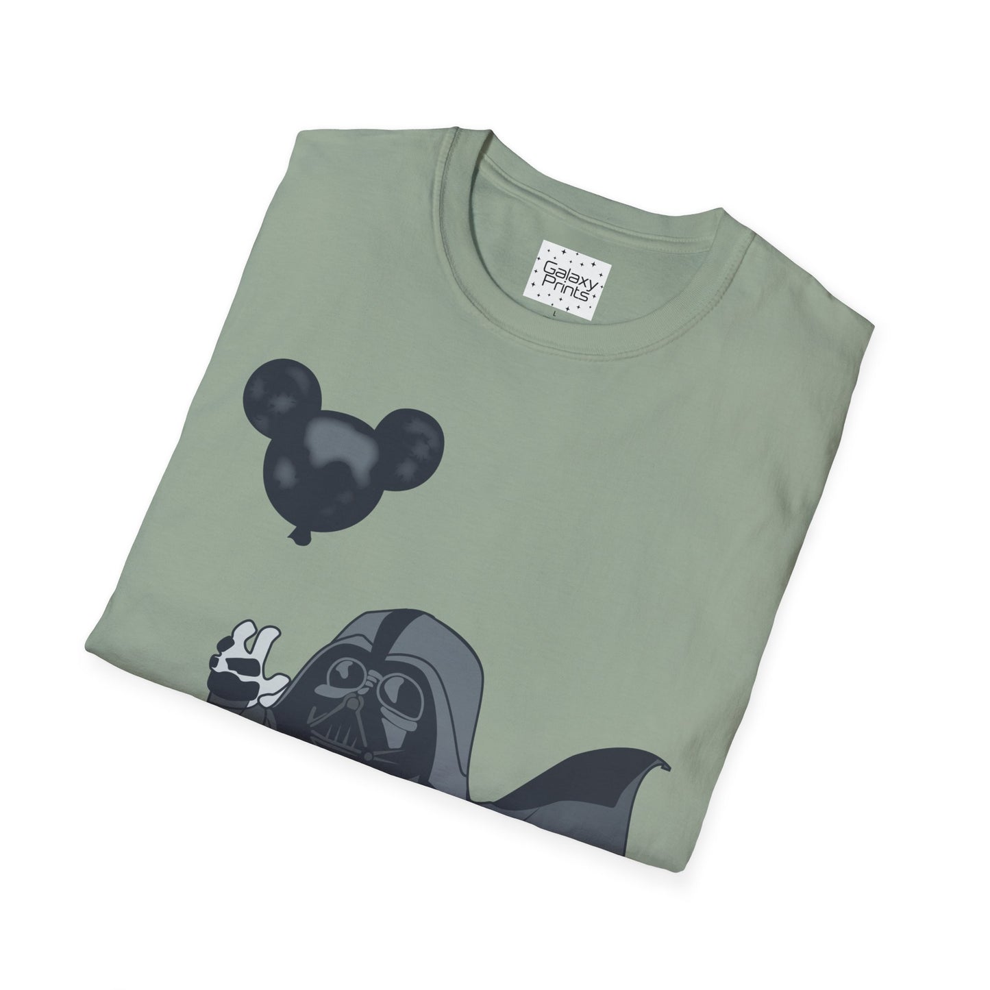Unisex T-Shirt - DISNEY Inspired - 'Darth using the Force to control his Mickey balloon'