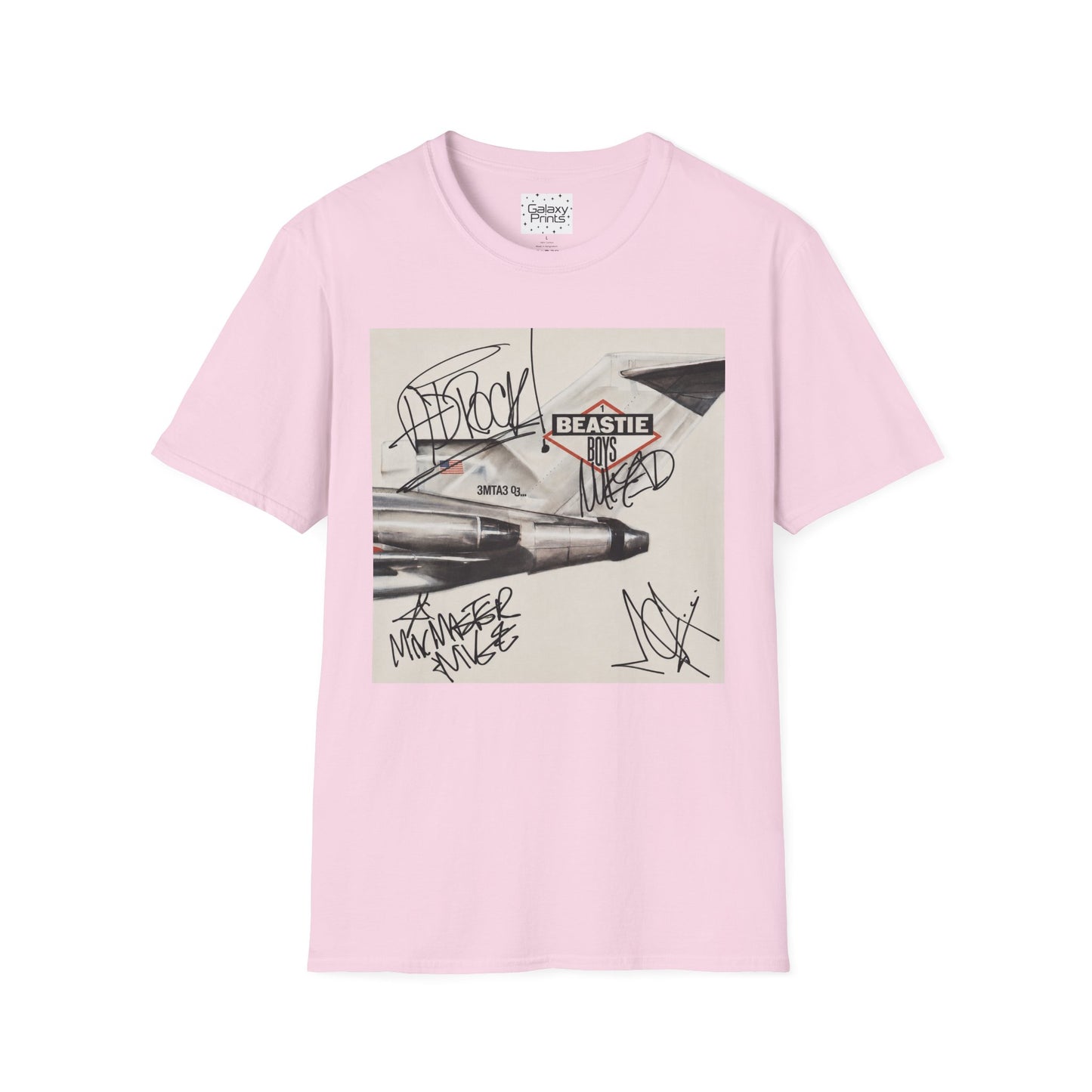 B-Boys "Licensed to Ill" Autographed Band T-Shirt - Graffiti