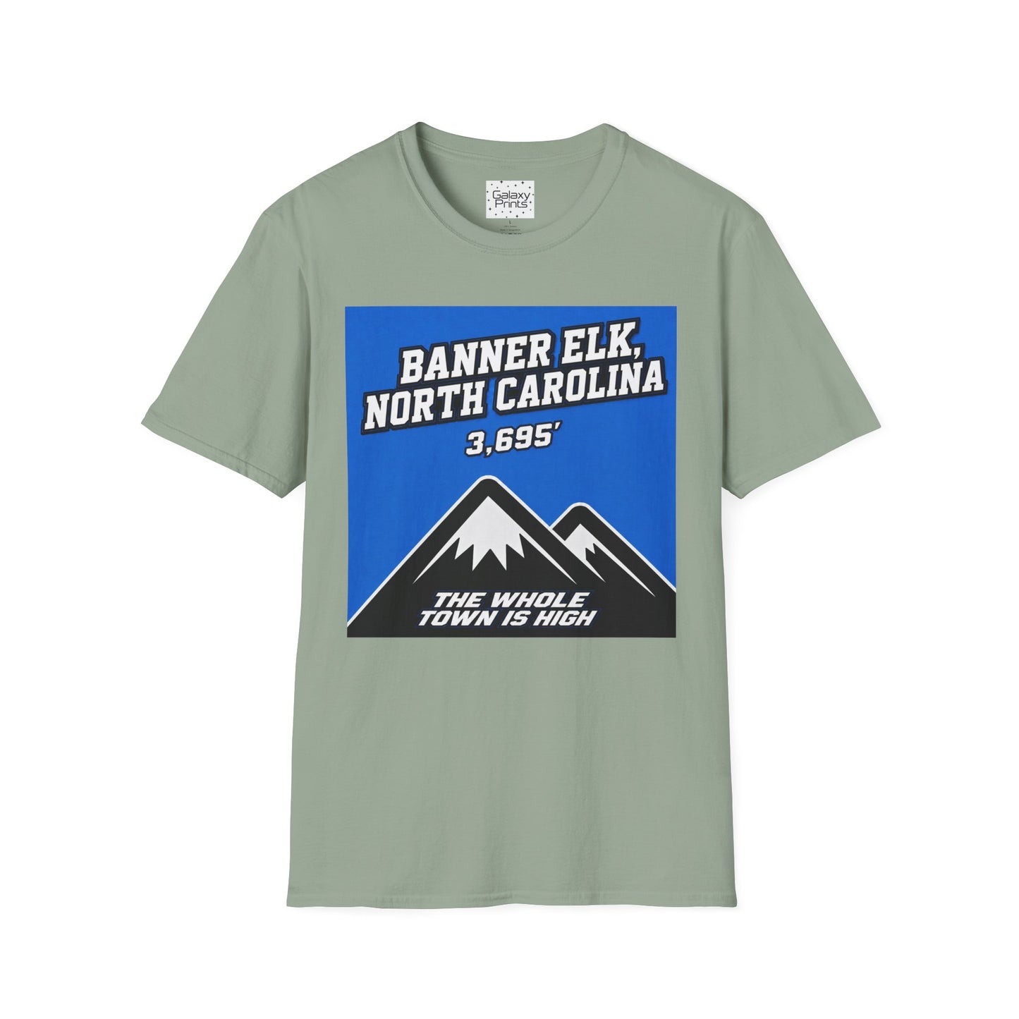 Banner Elk, NC - The whole town is High T-Shirt — 3,695' Mountain Souvenir Tee