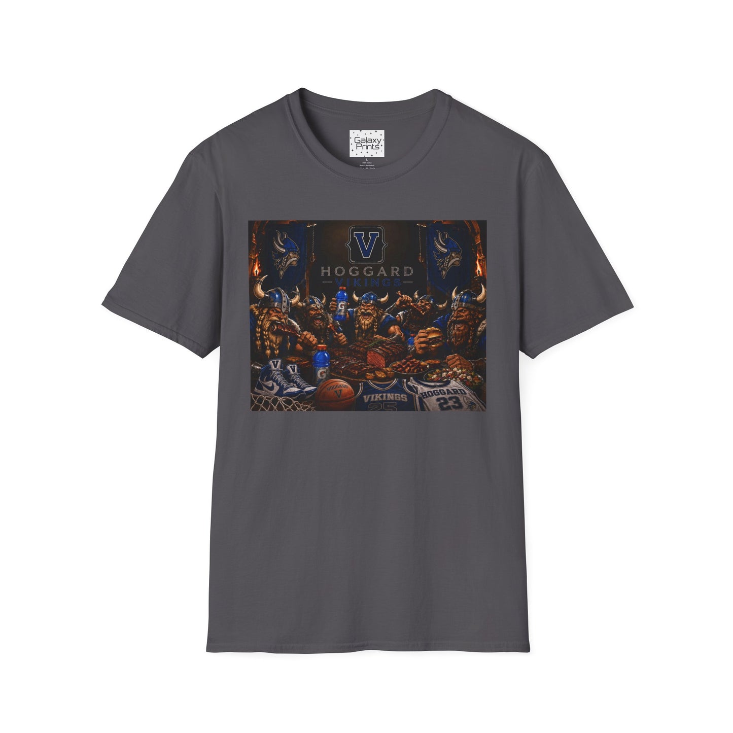 Vikings Basketball Feast T‑Shirt — Hoggard School Spirit Tee - Men's Baseball