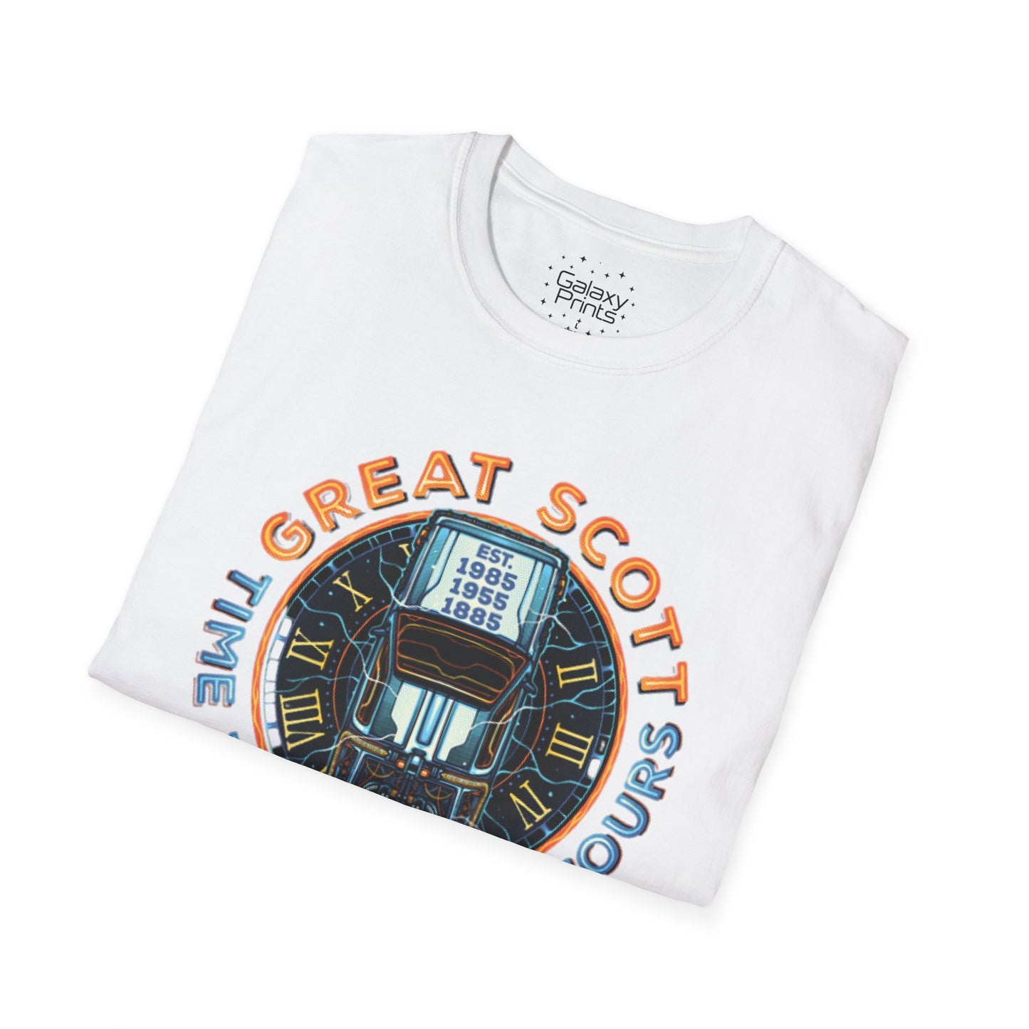 Back To The Future Inspired Unisex T-Shirt - 'Great Scott - Time Travel and Tours'