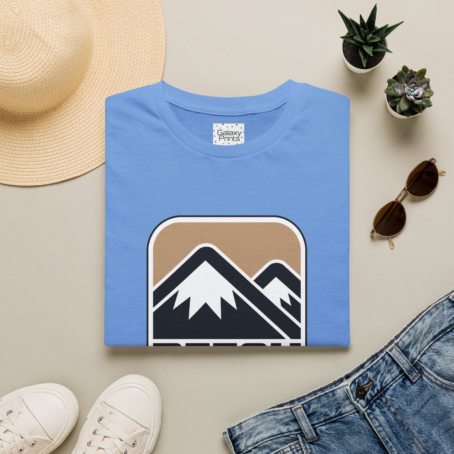 Beech Mountain NC Hiking T‑Shirt — Retro Mountain Badge Tee