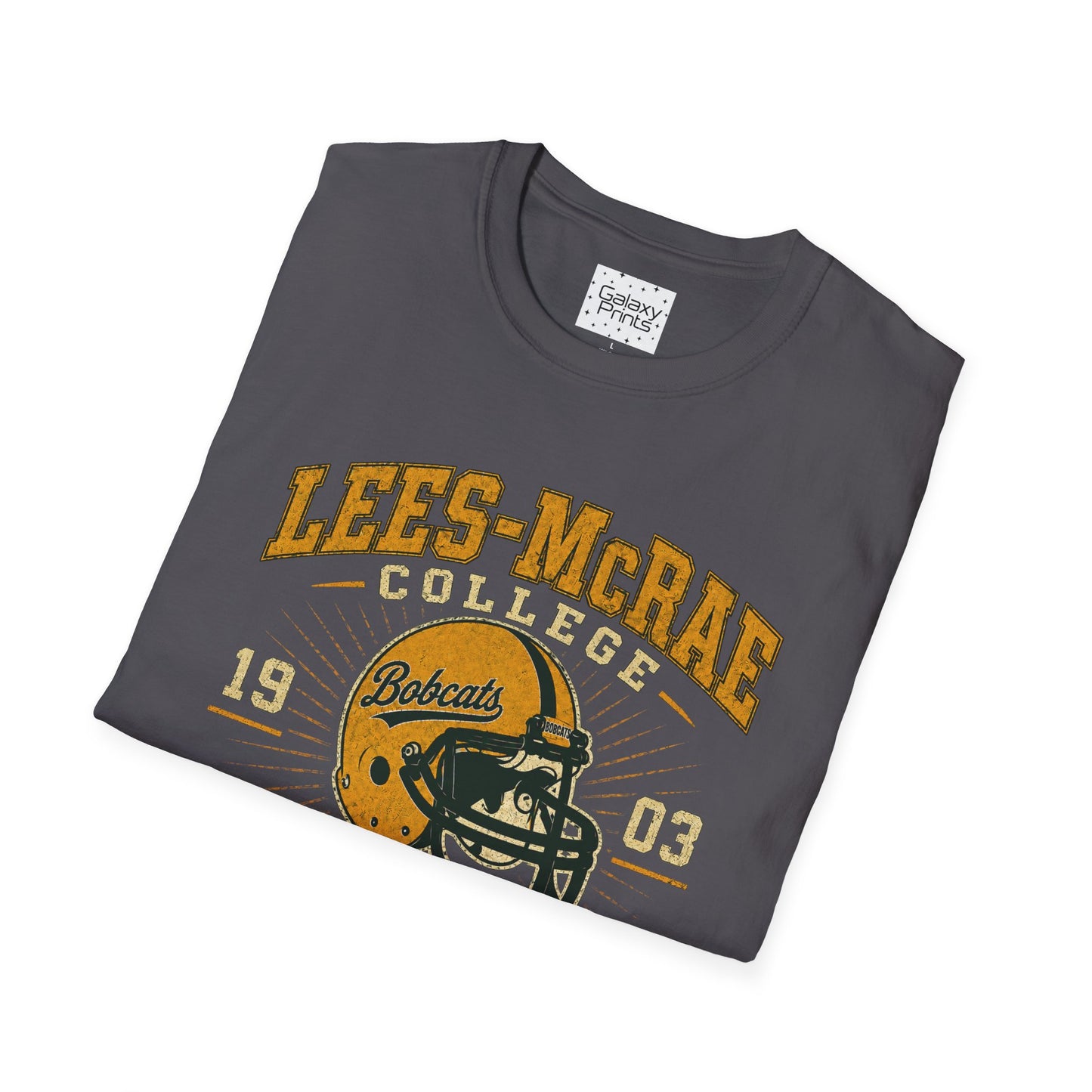 Lees-McRae College Bobcats Vintage Football T-Shirt — Got A Lot A More - The Black Hole