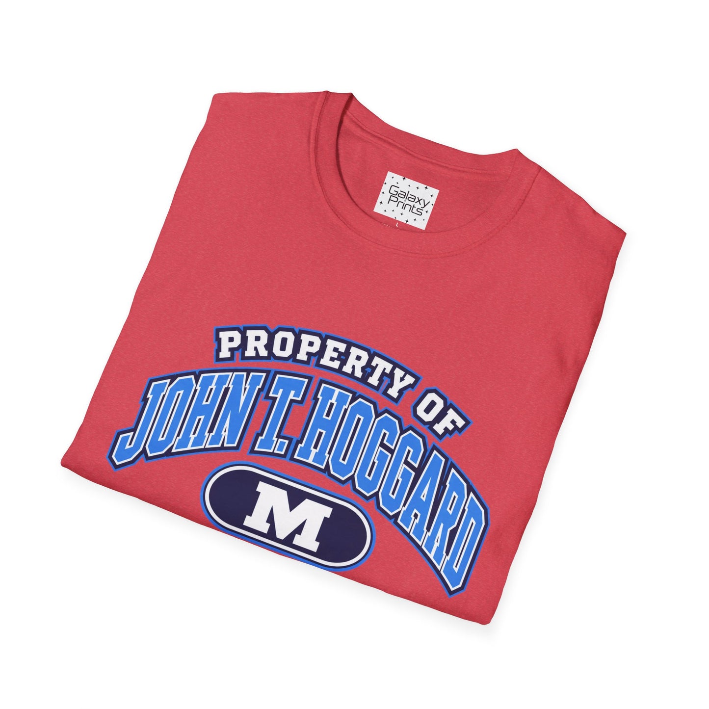 Property of JTH Vikings T‑Shirt M — Viking in Power Circle back - Hoggard School Spirit Tee