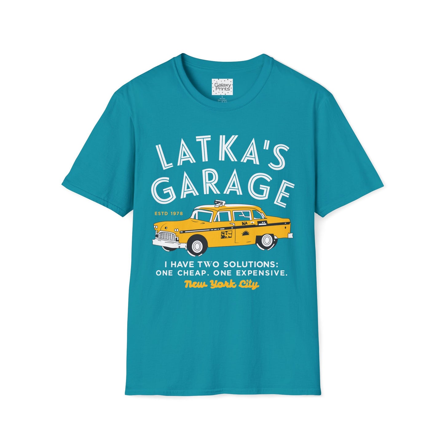 Unisex T-Shirt - POP Culture - 'From the Hit TV Show TAXI - Latka's Garage NY City'