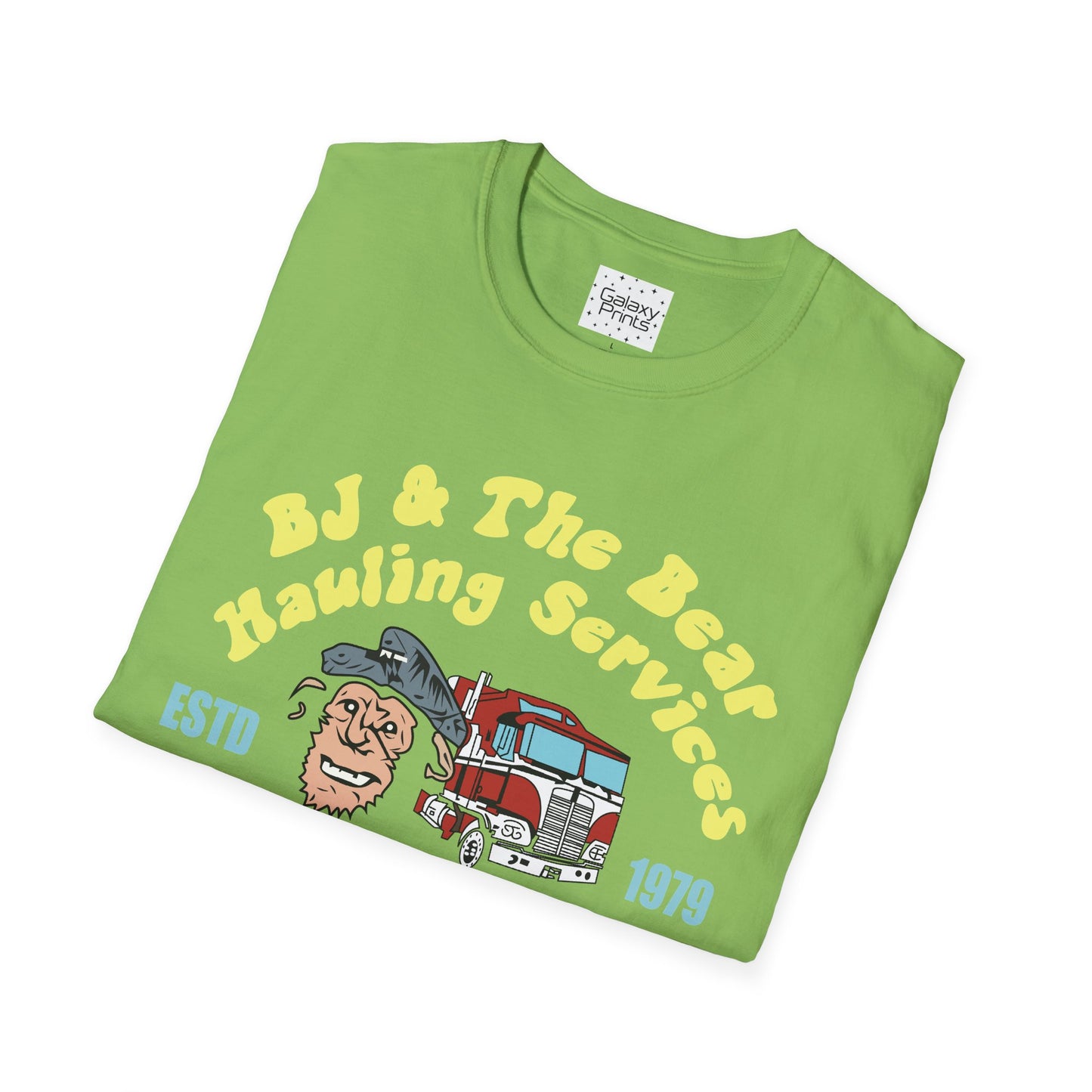 Unisex T-Shirt - Truck Driver BJ and Bear Design - POP Culture