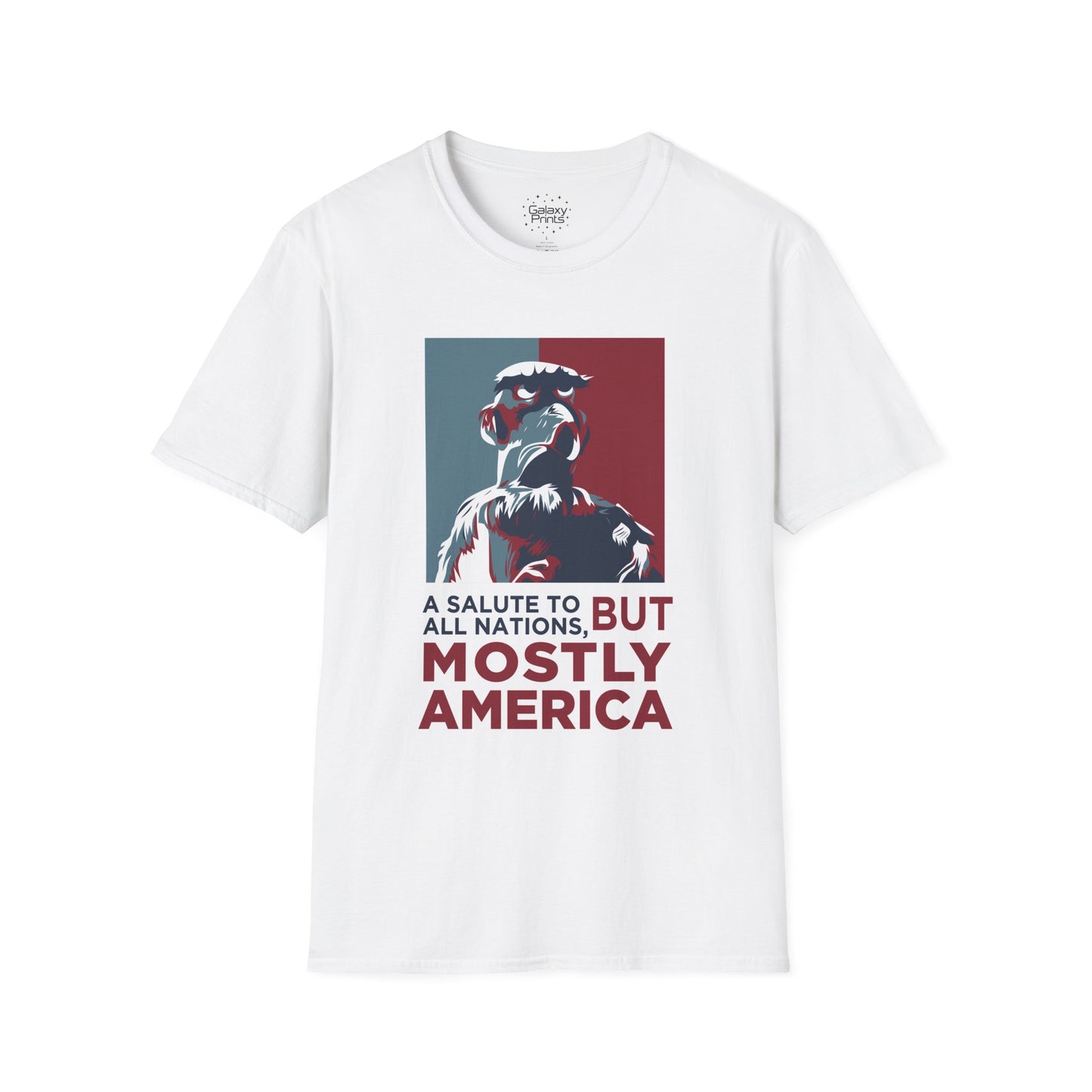 DISNEY inspired Unisex T-Shirt - SAM EAGLE 'Salute To All Nations But Mostly America'