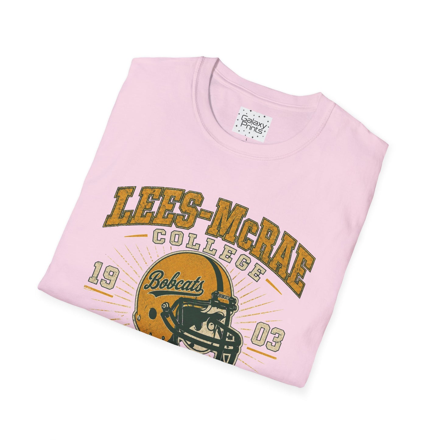 Lees-McRae College Bobcats Vintage Football T-Shirt — Forever Undefeated - The Black Hole