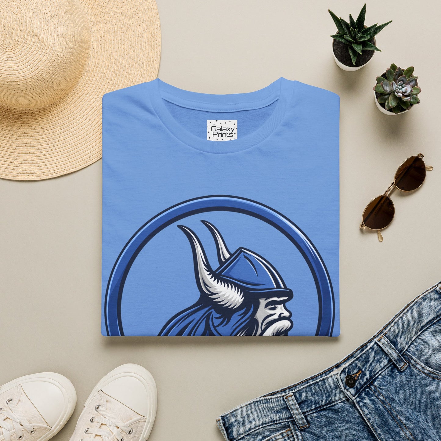 Unisex T-Shirt - Hoggard Vikings Inspired - Hoggard Viking in Power Circle