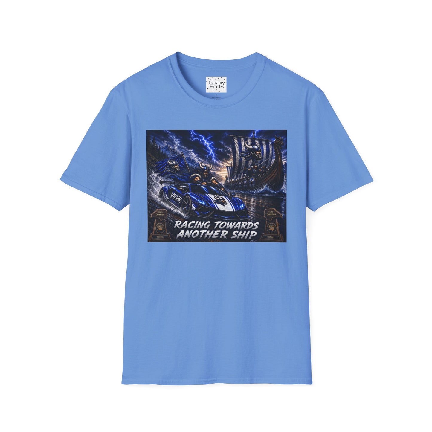 Copy of Unisex T-Shirt - Hoggard Vikings Inspired - Hoggard helmet and 'Domination is a State of Mind' - over our rivals