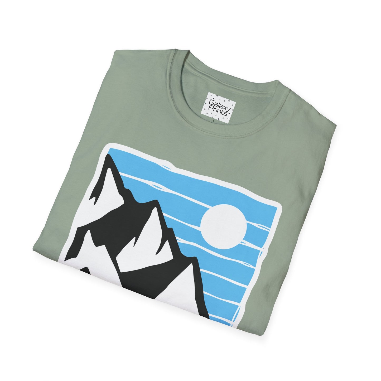 Beach Mountain North Carolina T-Shirt — Retro Mountain Range Sun Graphic Tee