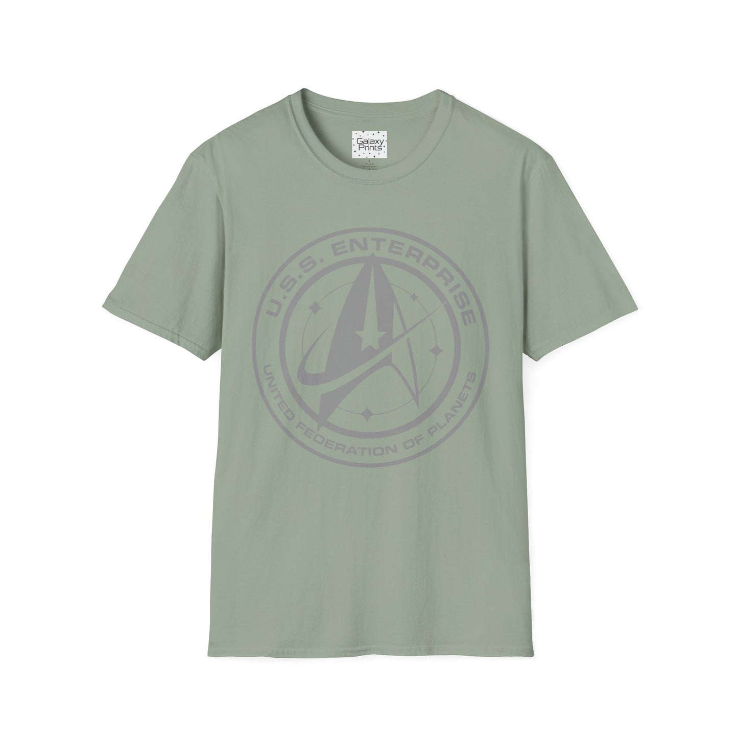 Unisex T-Shirt - POP Culture - 'From STAR TREK the TV & Movie HIT Franchises - U.S.S. Enterprise Flight Patch'