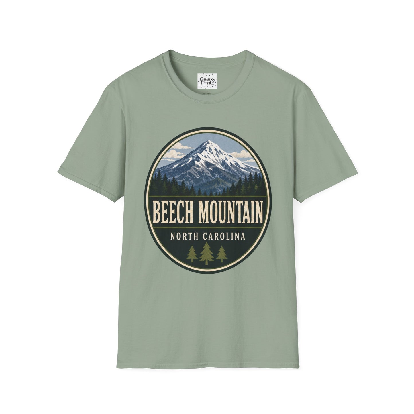 Mountain Graphic T-Shirt — “Beech Mountain, North Carolina” Vintage Outdoor Tee