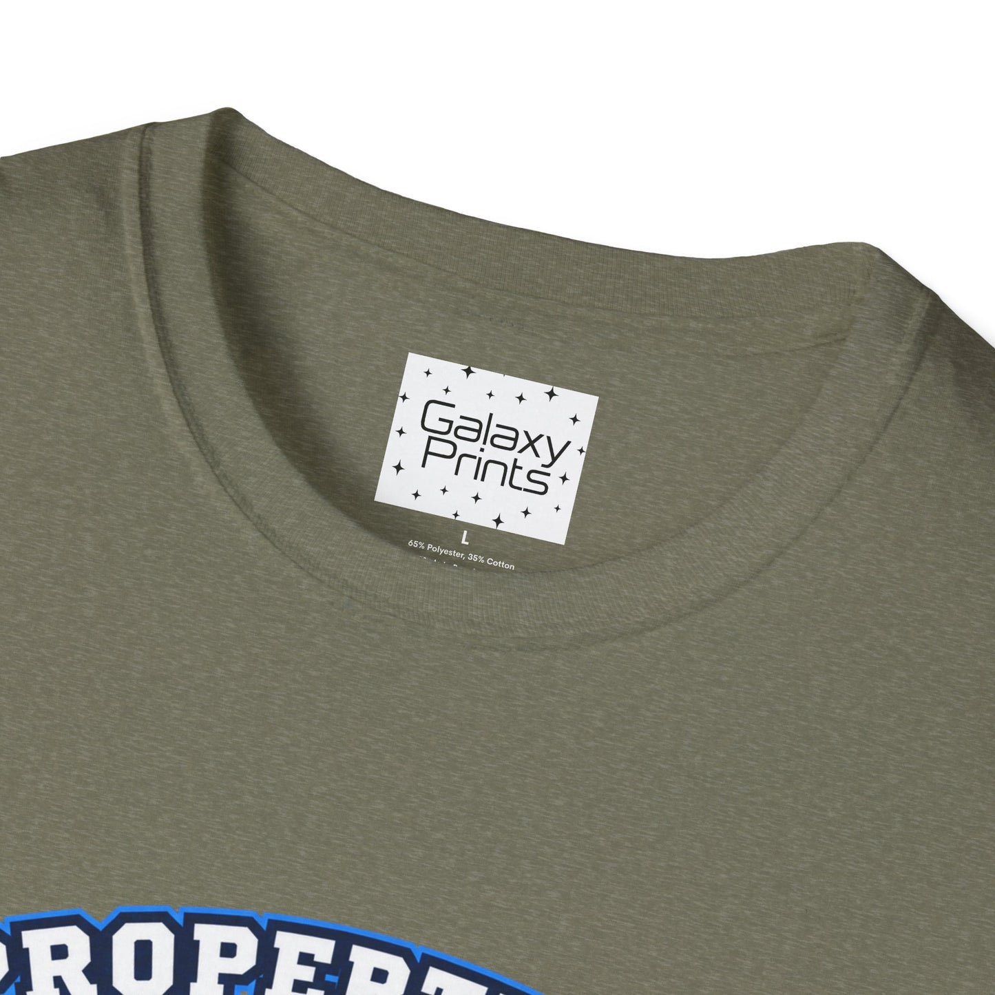 Property of JTH Vikings T‑Shirt L — Viking in Power Circle back - Hoggard School Spirit Tee