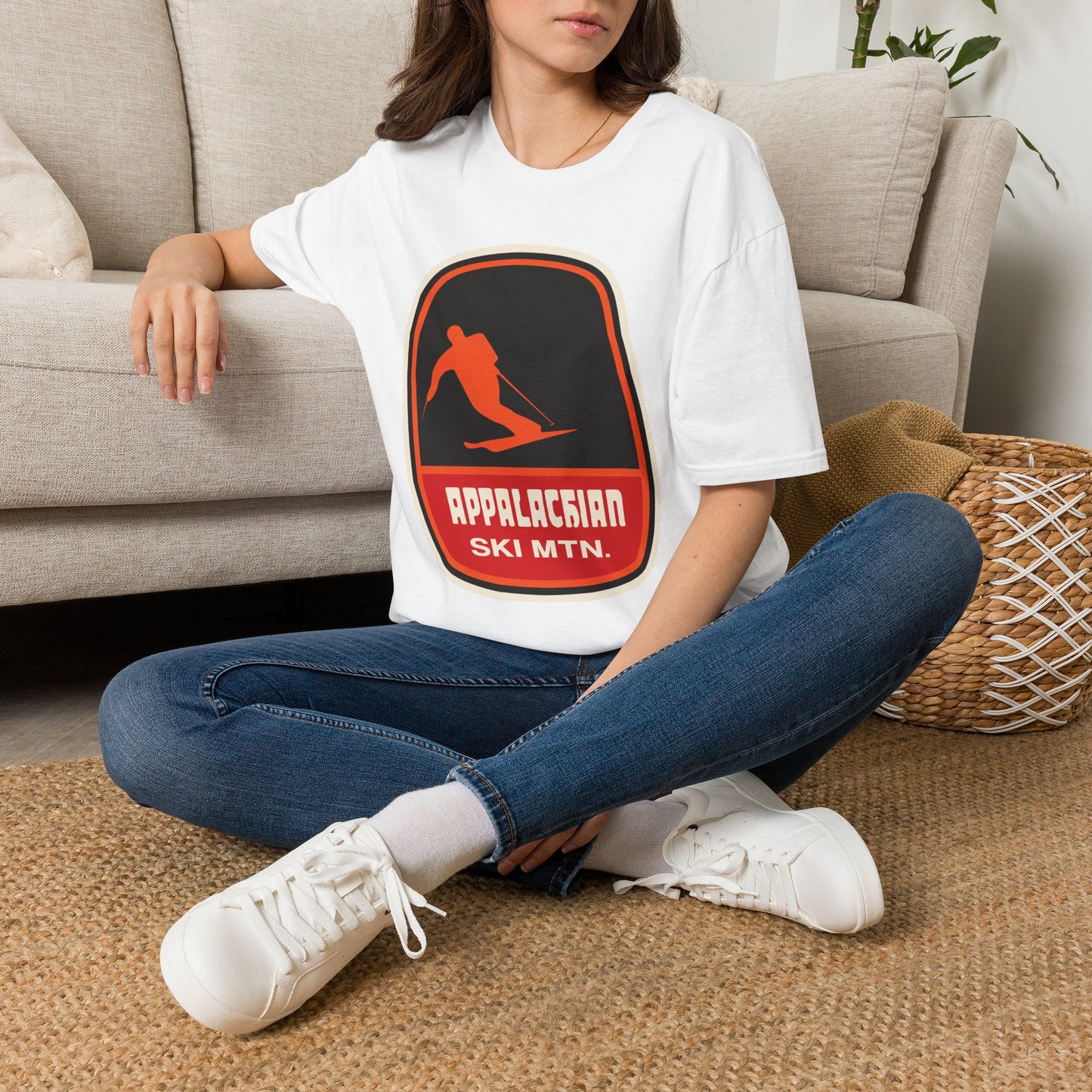 Appalachian Ski Mountain - Vintage Badge T-Shirt